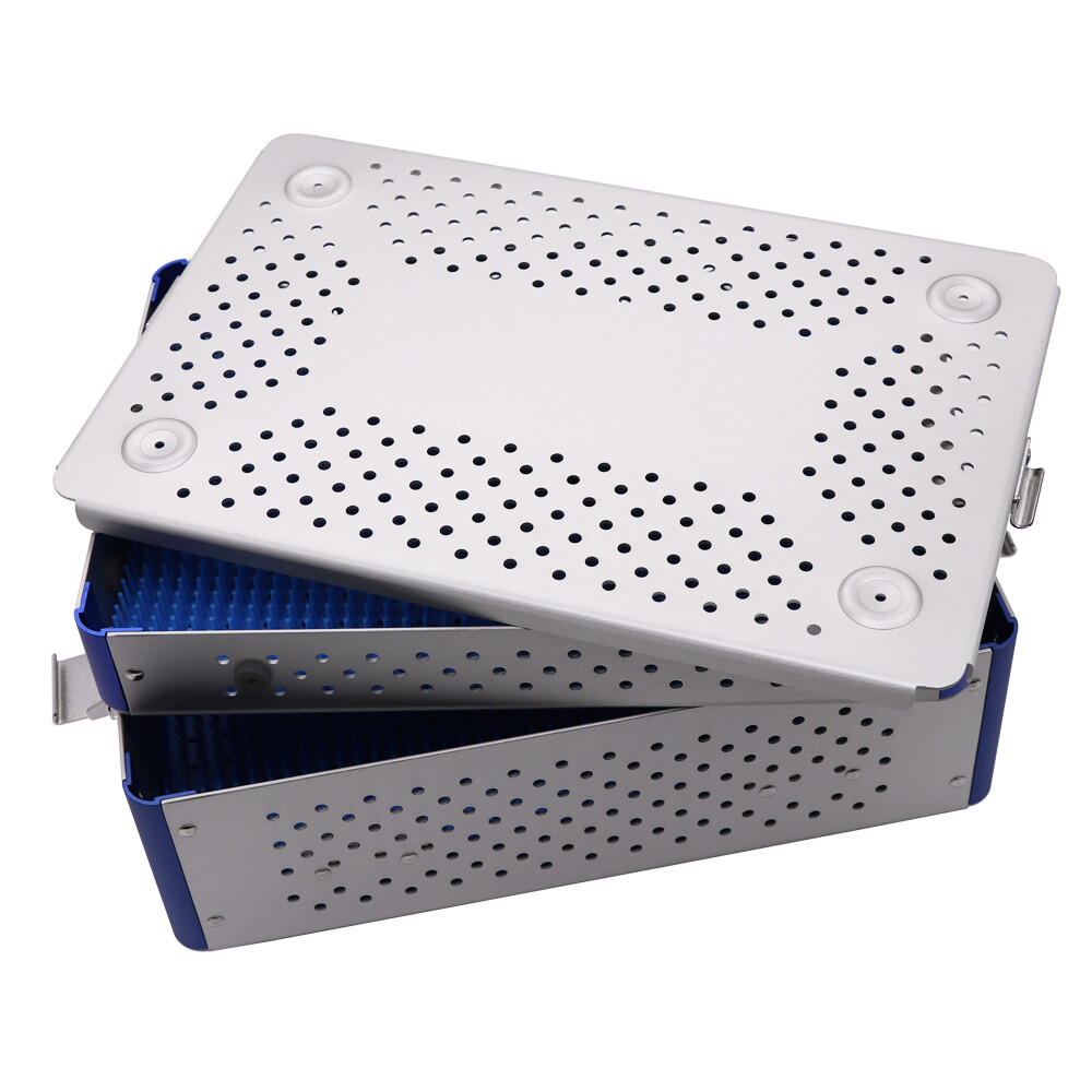 Aluminium Alloy Sterilization Tray Case For Surgical Instruments Box - US Ship
