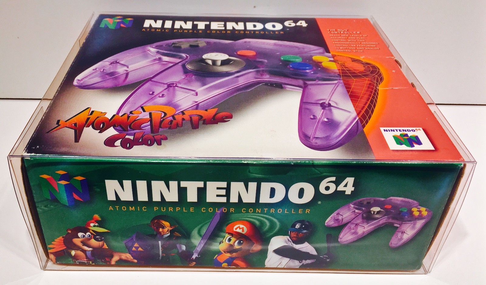5 N64 CONTROLLER Box Protectors! Custom Made Acid-Free Cases Nintendo 64 Boxes