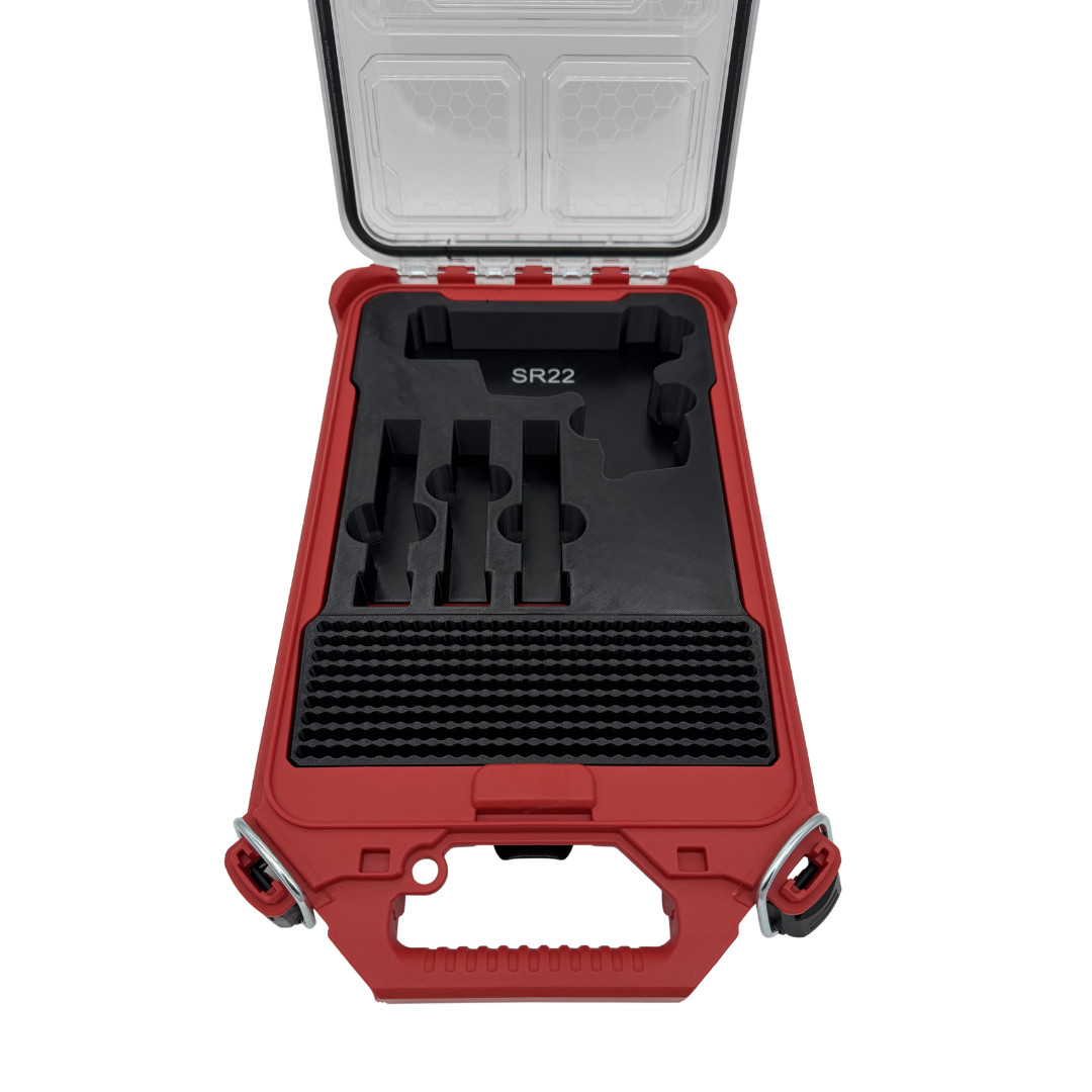 Ruger SR22 Insert for Milwaukee Packout – Holds 3 Mags + 250 Rounds