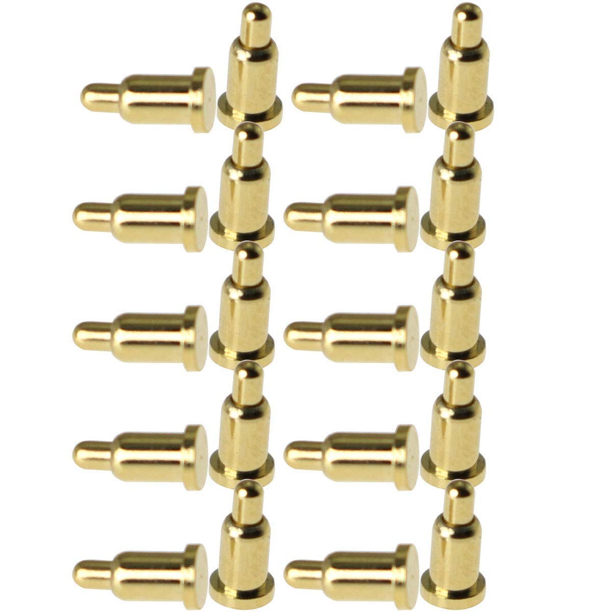20 PCS Spherical Tipped Spring Loaded Probes Testing Pins Patch Thimble 4mm