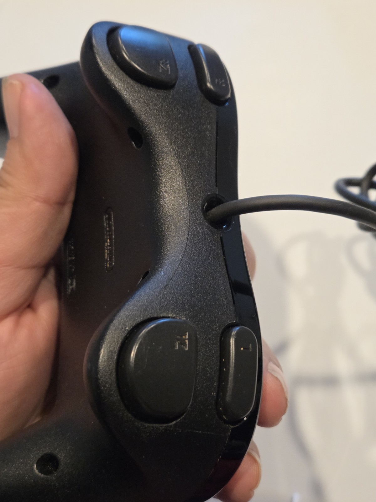 Nintendo Wii Pro Controller Classic Black RVL-005 Working VGUC