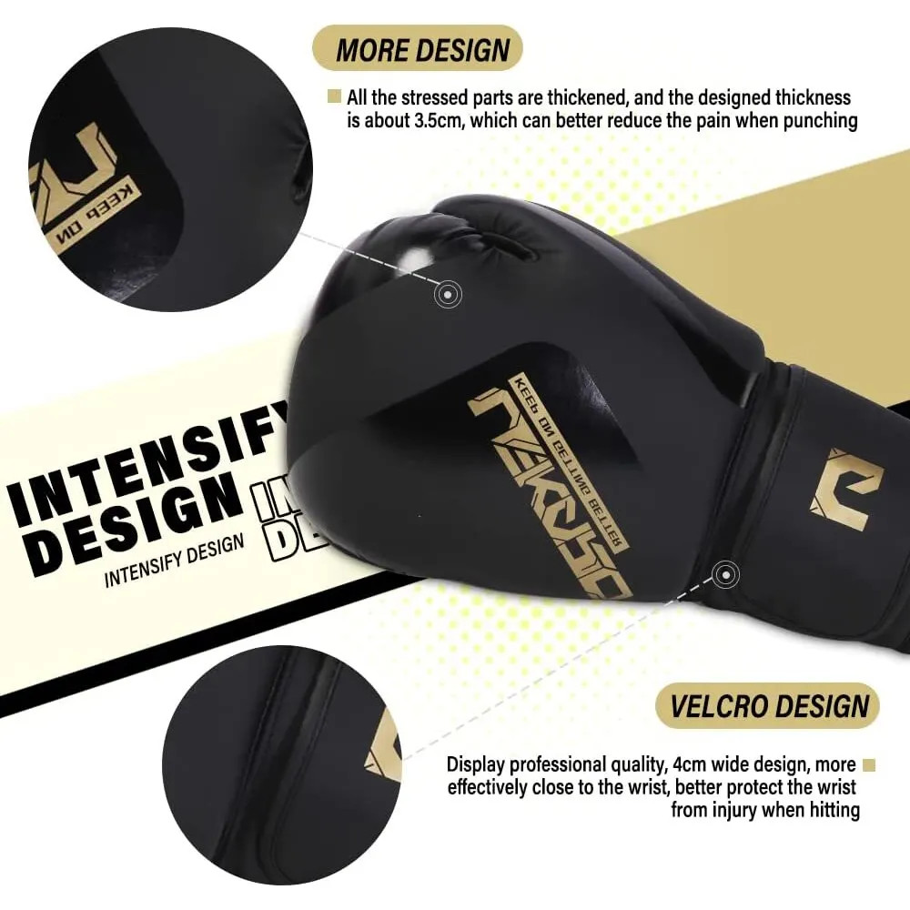 Professional 8-12Oz Boxing Training Gloves fighting Gloves for Men and Women