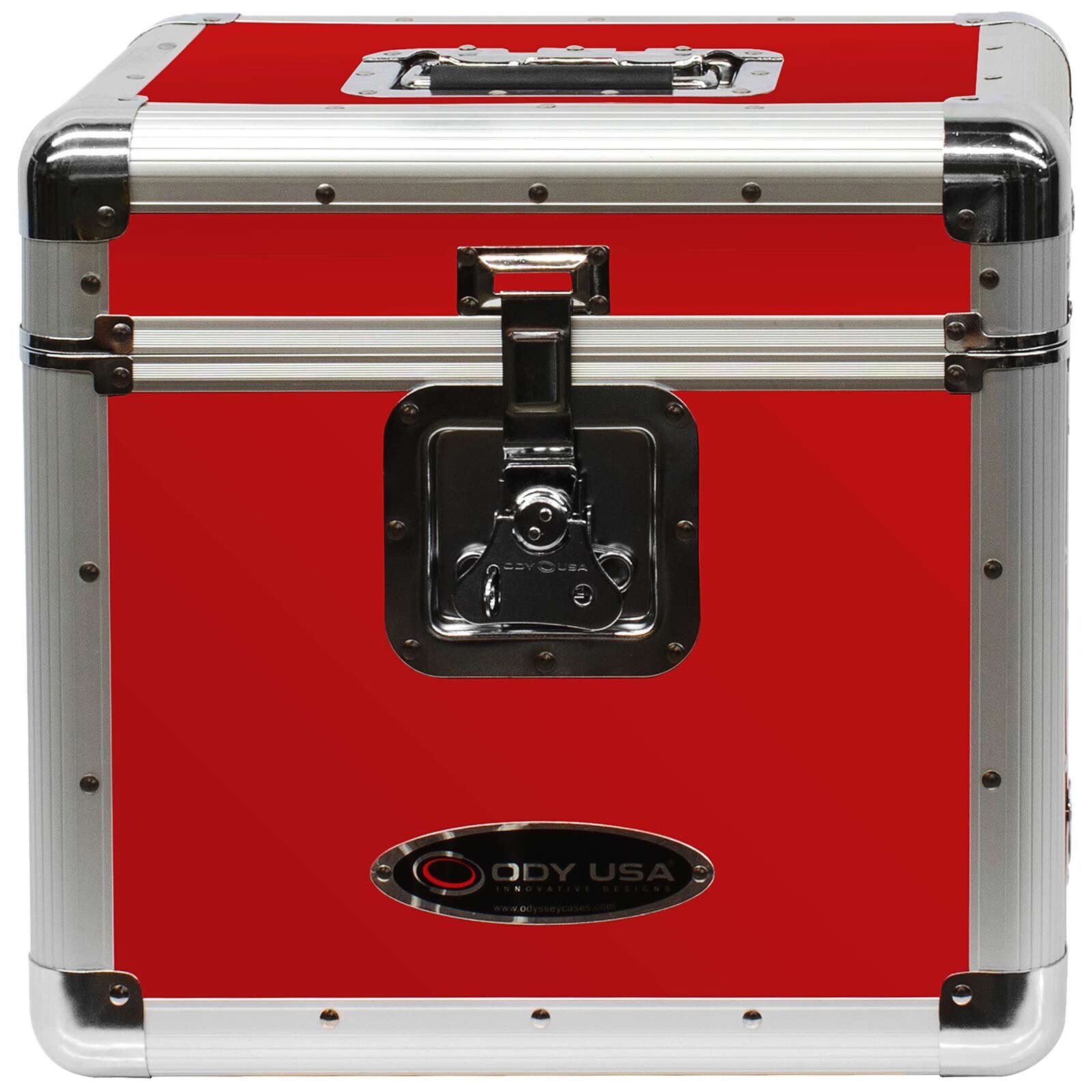Odyssey KLP2RED Krom Series Red Stackable Record / Utility Case