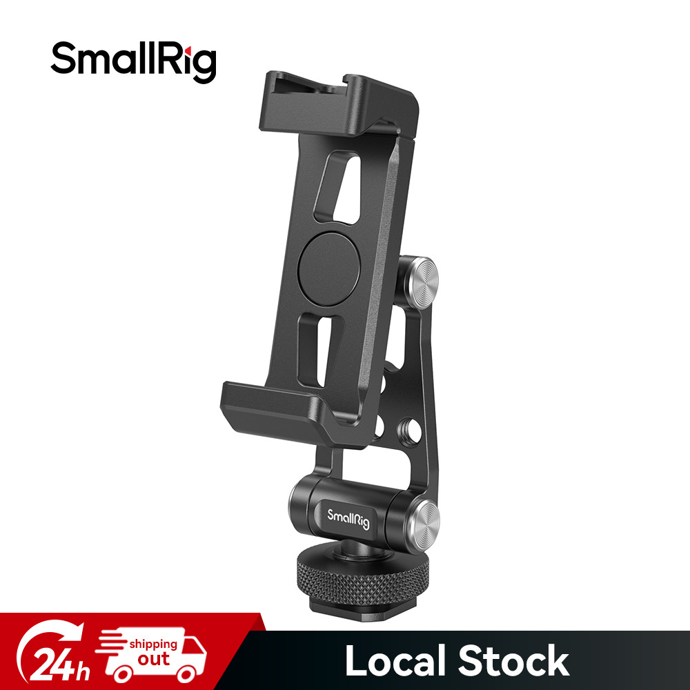 SmallRig Metal Phone Holder with Cold Shoe Mount for DJI RS Series Gimbal