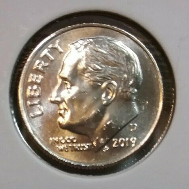 2019 Roosevelt Dime  D - BU - Uncirculated