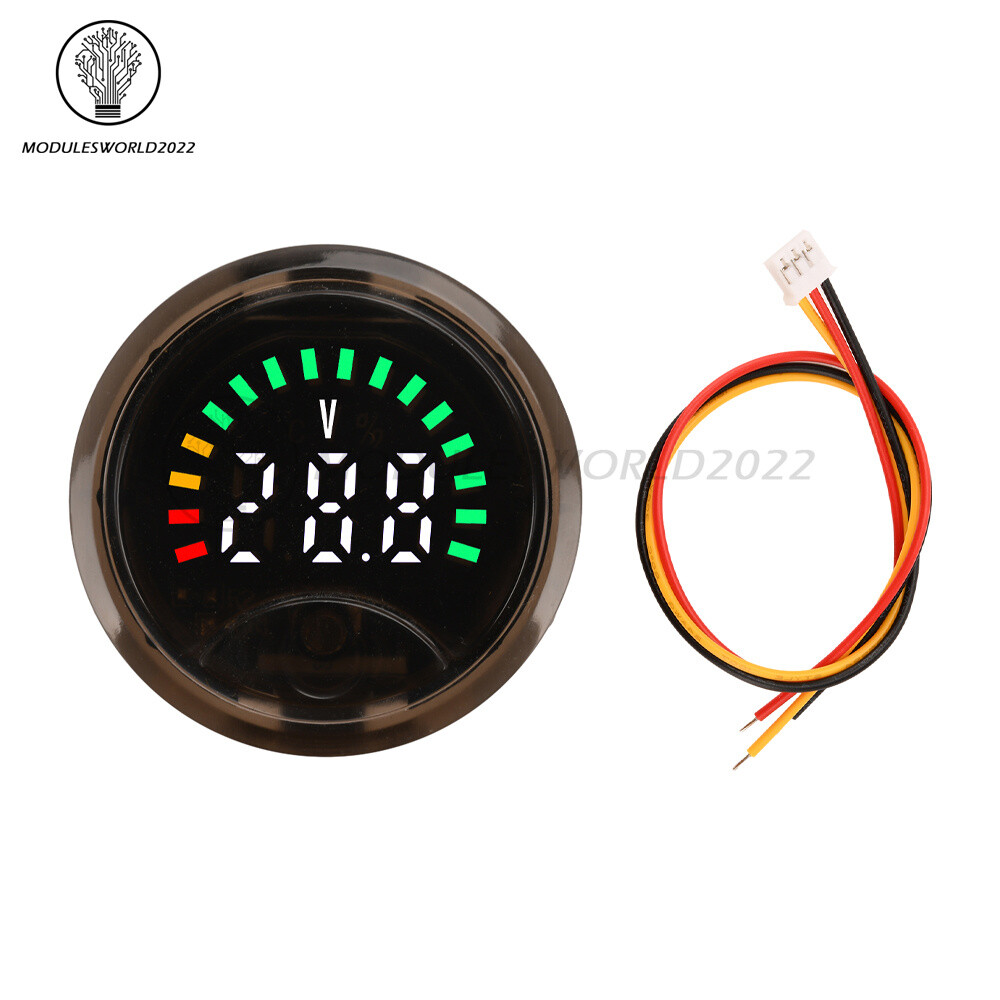 3318 DC7-100V Digital Voltage Electricity Indicator Voltmeter Panel Volt Meter