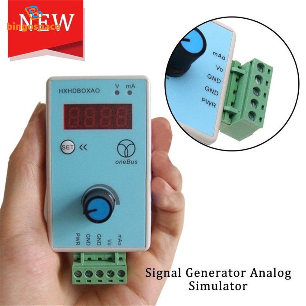 DC 15-26V Adjustable Current Voltage Analog Simulator Output Signal Generator