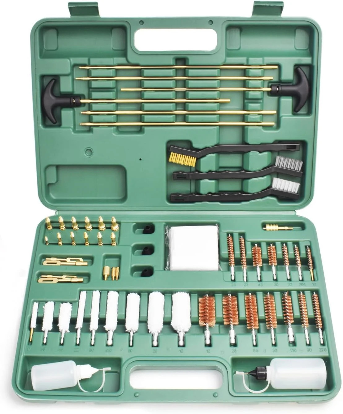 Universal Cleaning Kit for All Guns - Brushes for Pistol, Handgun, Shotgun, Rifl