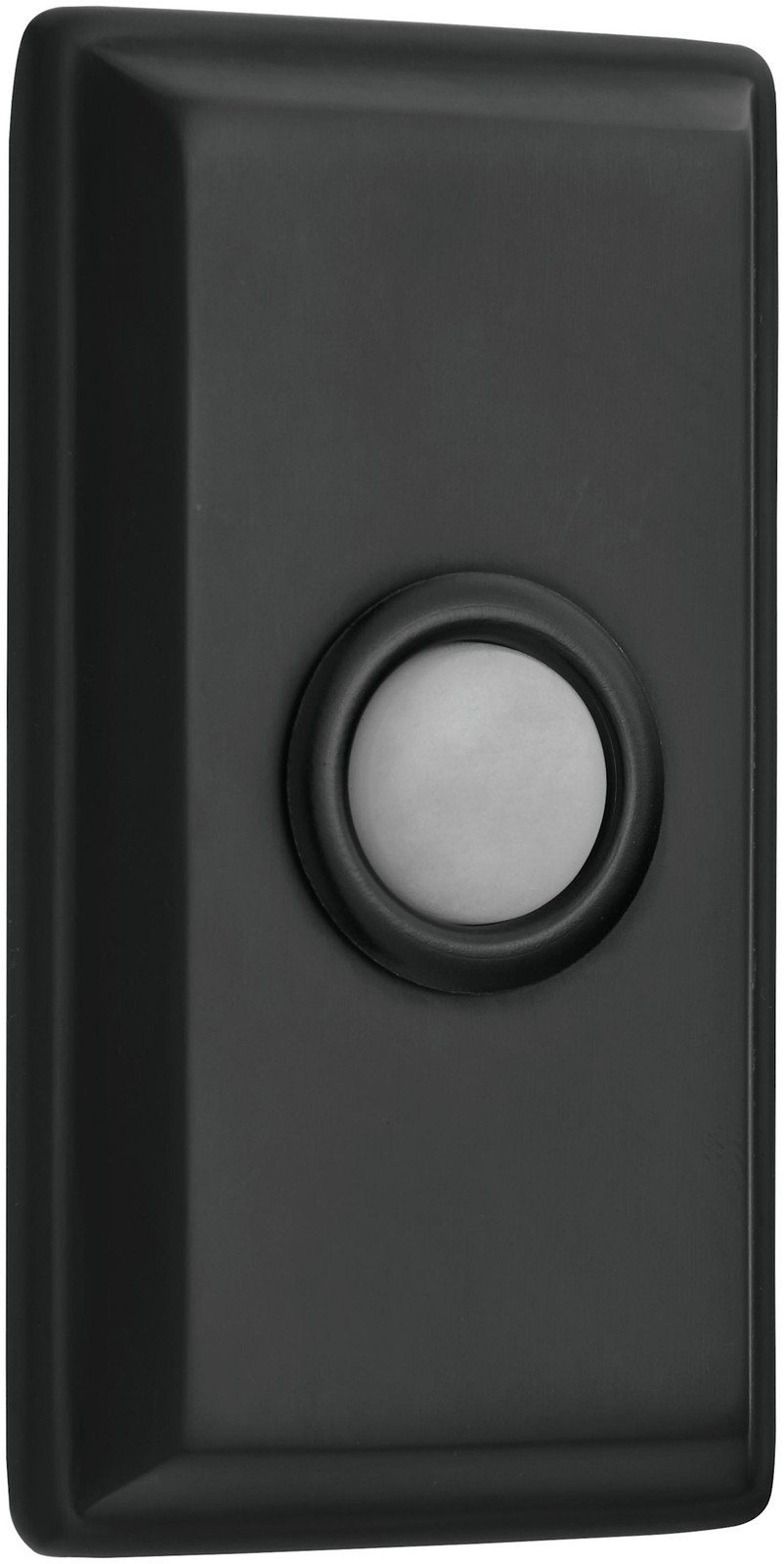 Baldwin 4860 3" x 1-1/2" Illuminated Rectangular Door Bell - Bronze