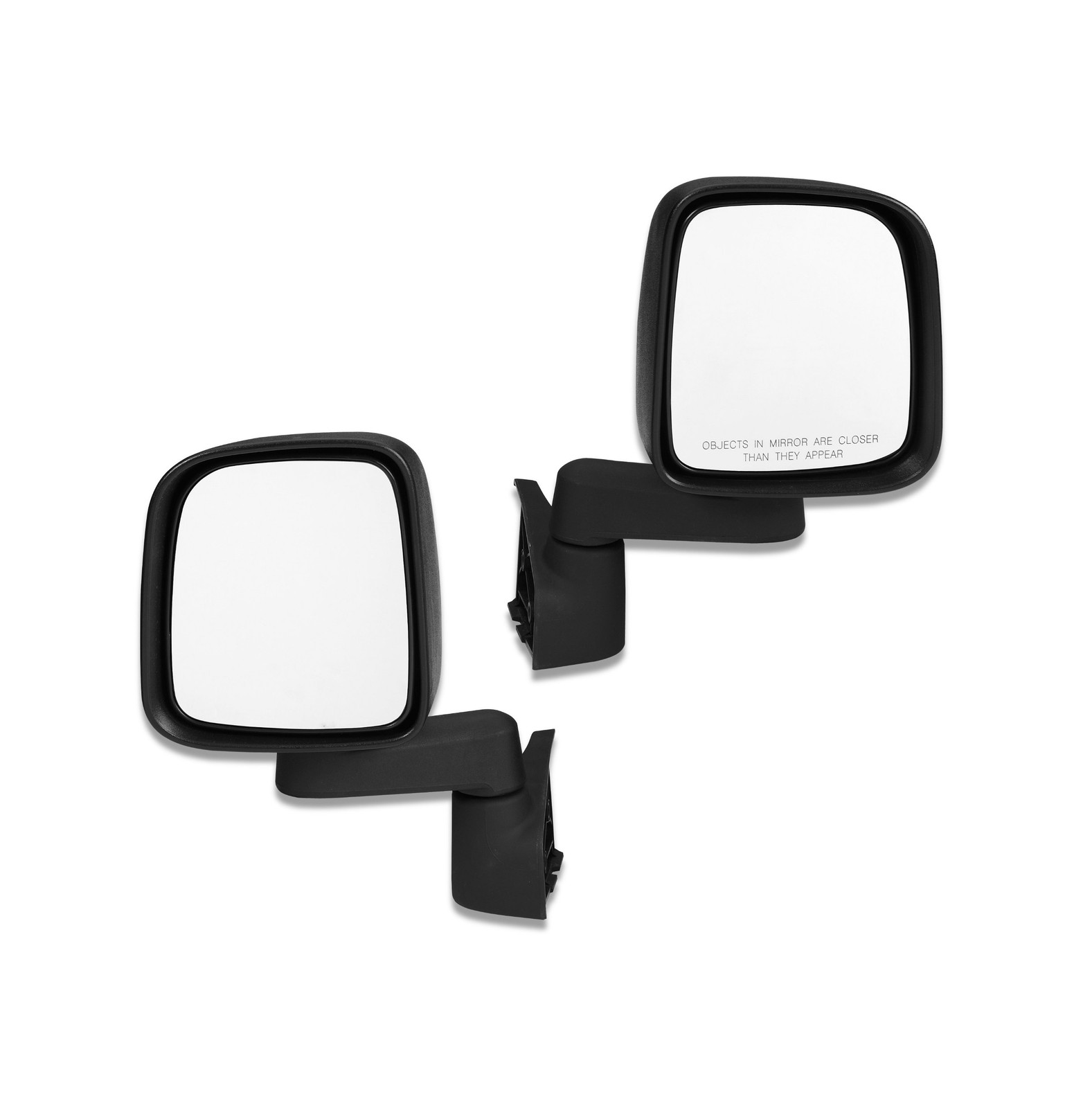Bestop 5126101 HighRock 4x4 Replacement Mirror Set for Wrangler 1988-2006