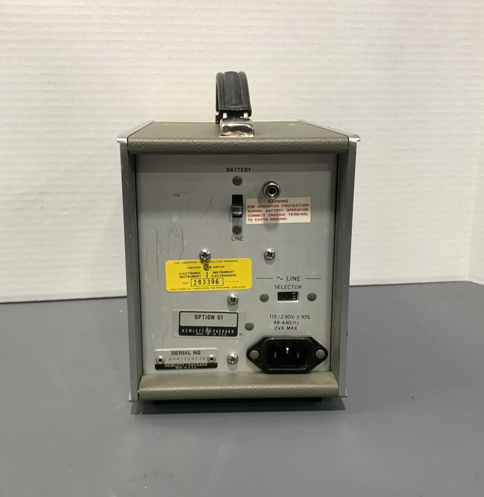 HP Hewlett Packard 427A Voltmeter 115/230V No Power Please Read