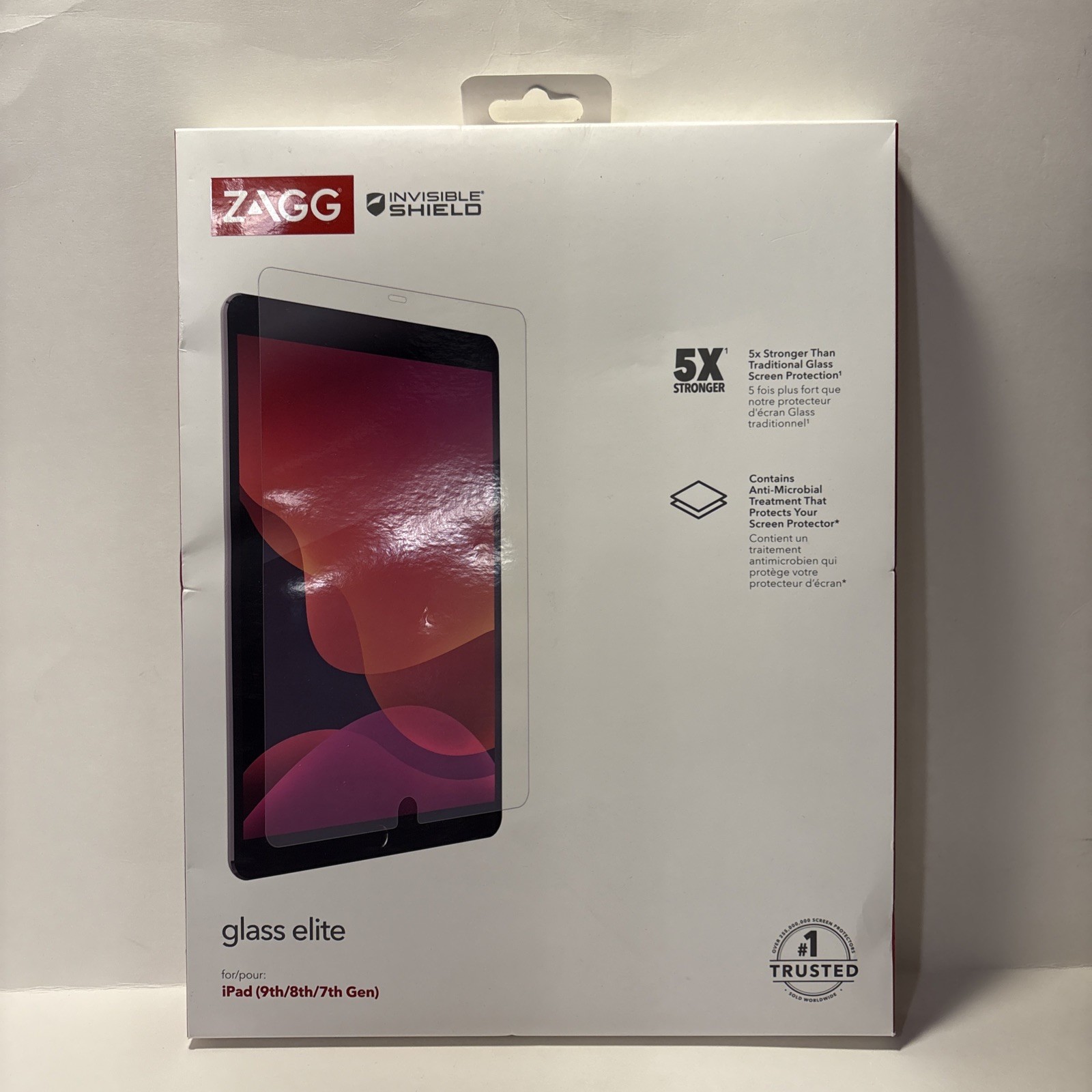 ZAGG InvisibleShield Apple iPad 10.2" Glass+ Screen Protector 7th 8th 9th Gen