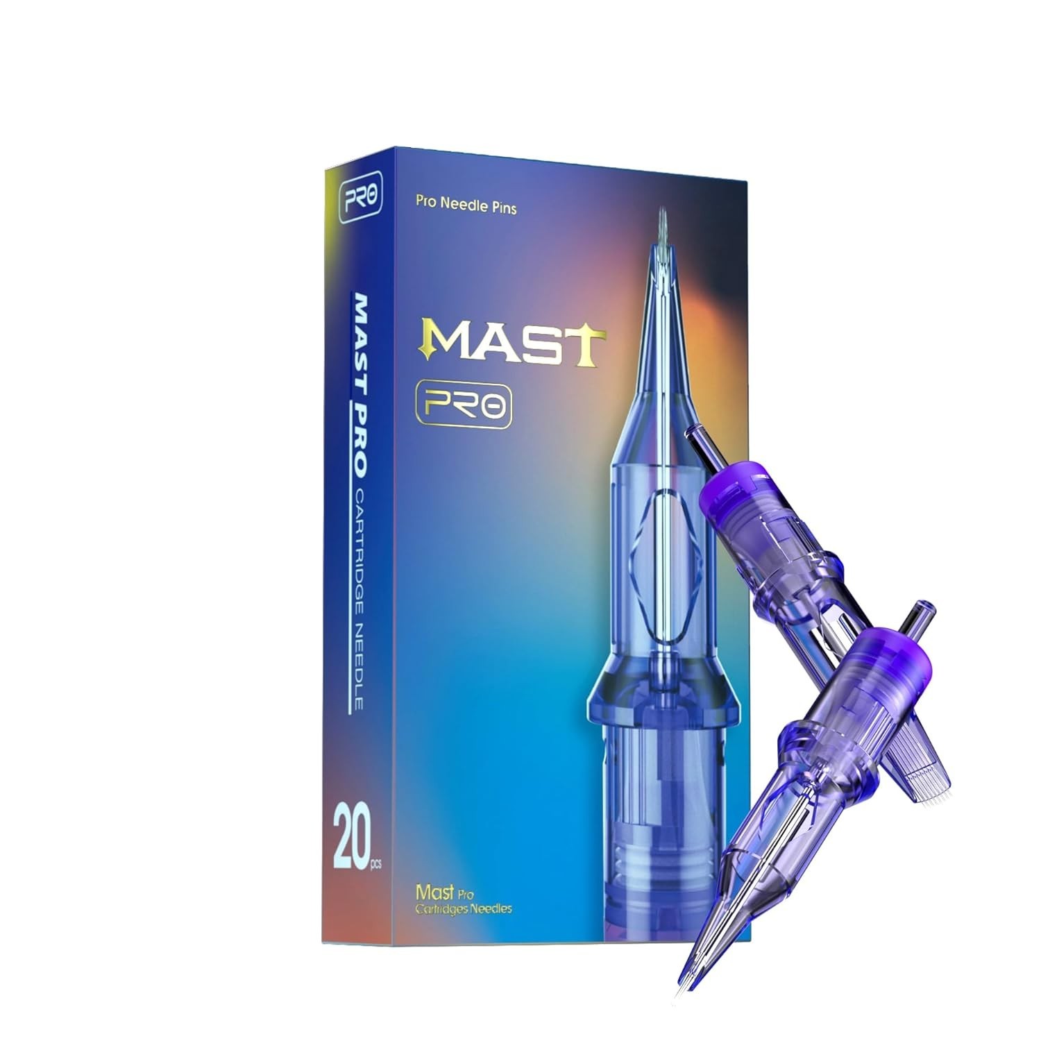 Mast Pro Tattoo Cartridges 20Pcs Disposable Bugpin Round Liner 1009RL