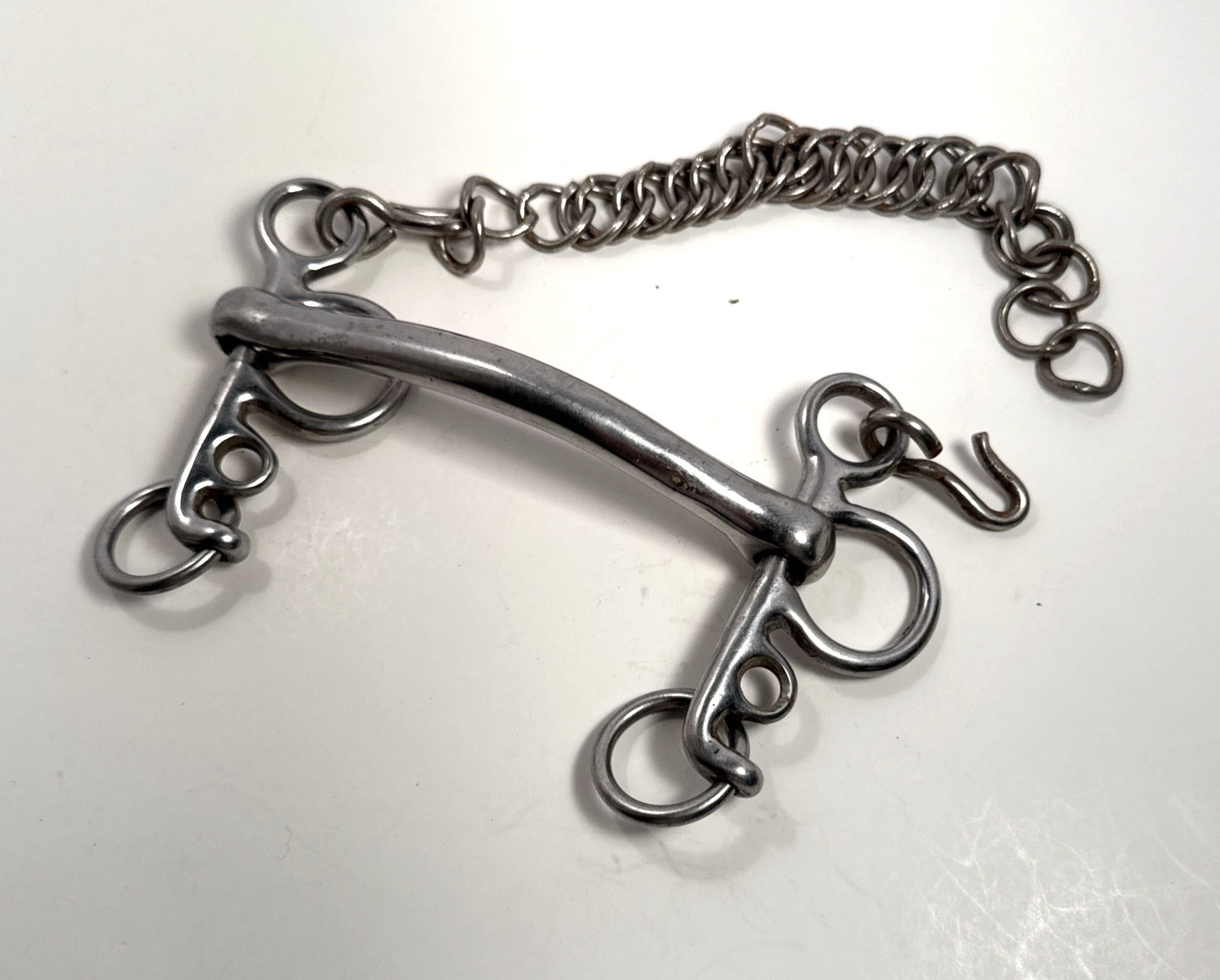 5" Mullen Mouth Pelham Bit Stainless Steel