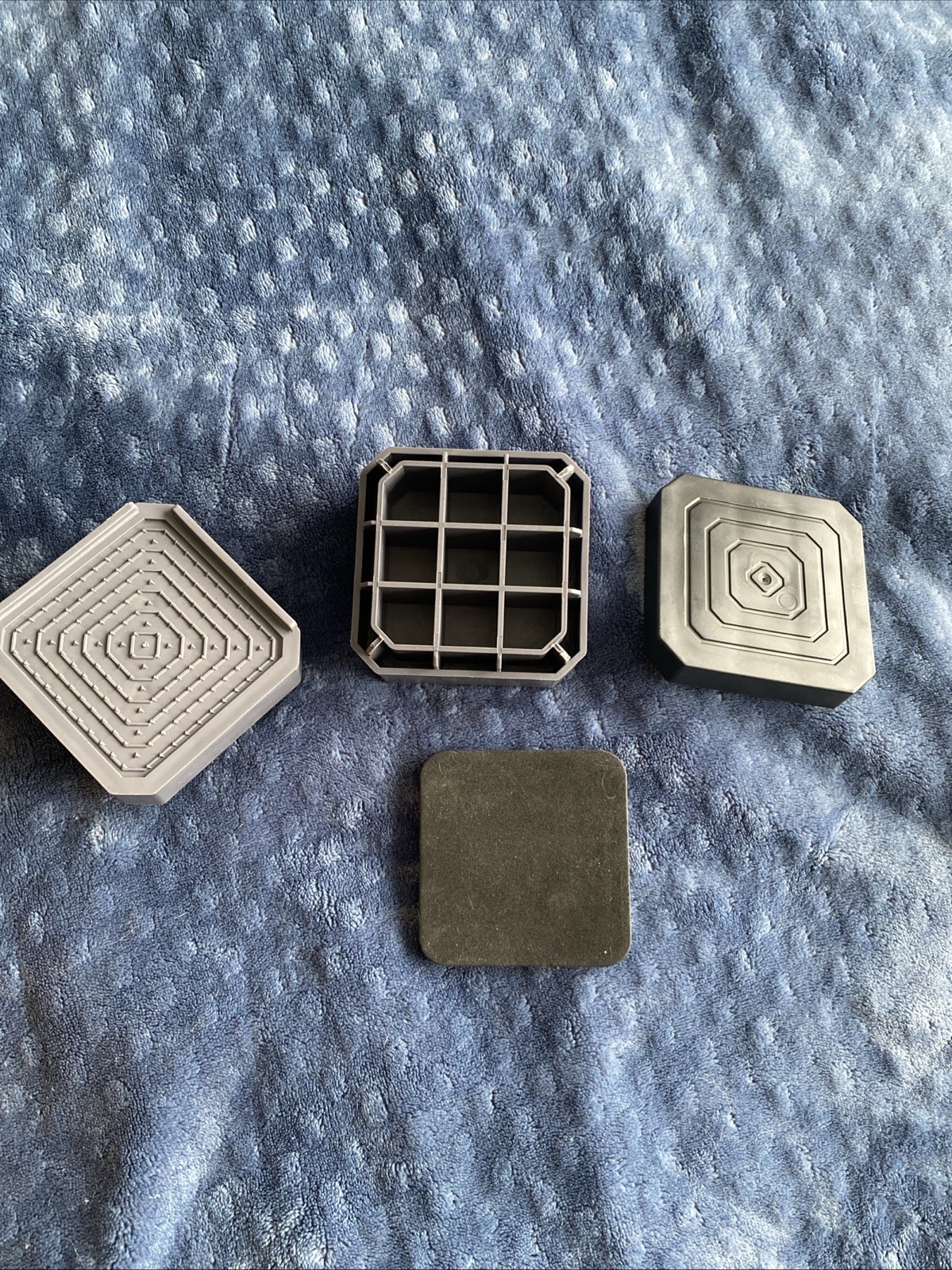 Furniture Risers*3 Inch Heavy Duty Stackable Blocks*Set Of 8-NOB