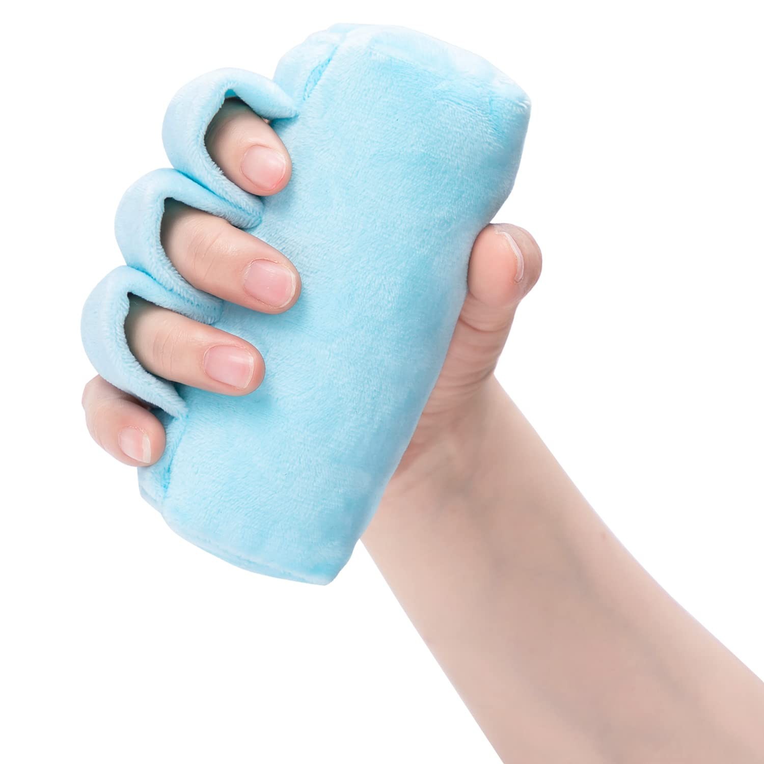SWISSELITE Hand Contracture Cushion, Palm Grip with Elastic Band or Separator...