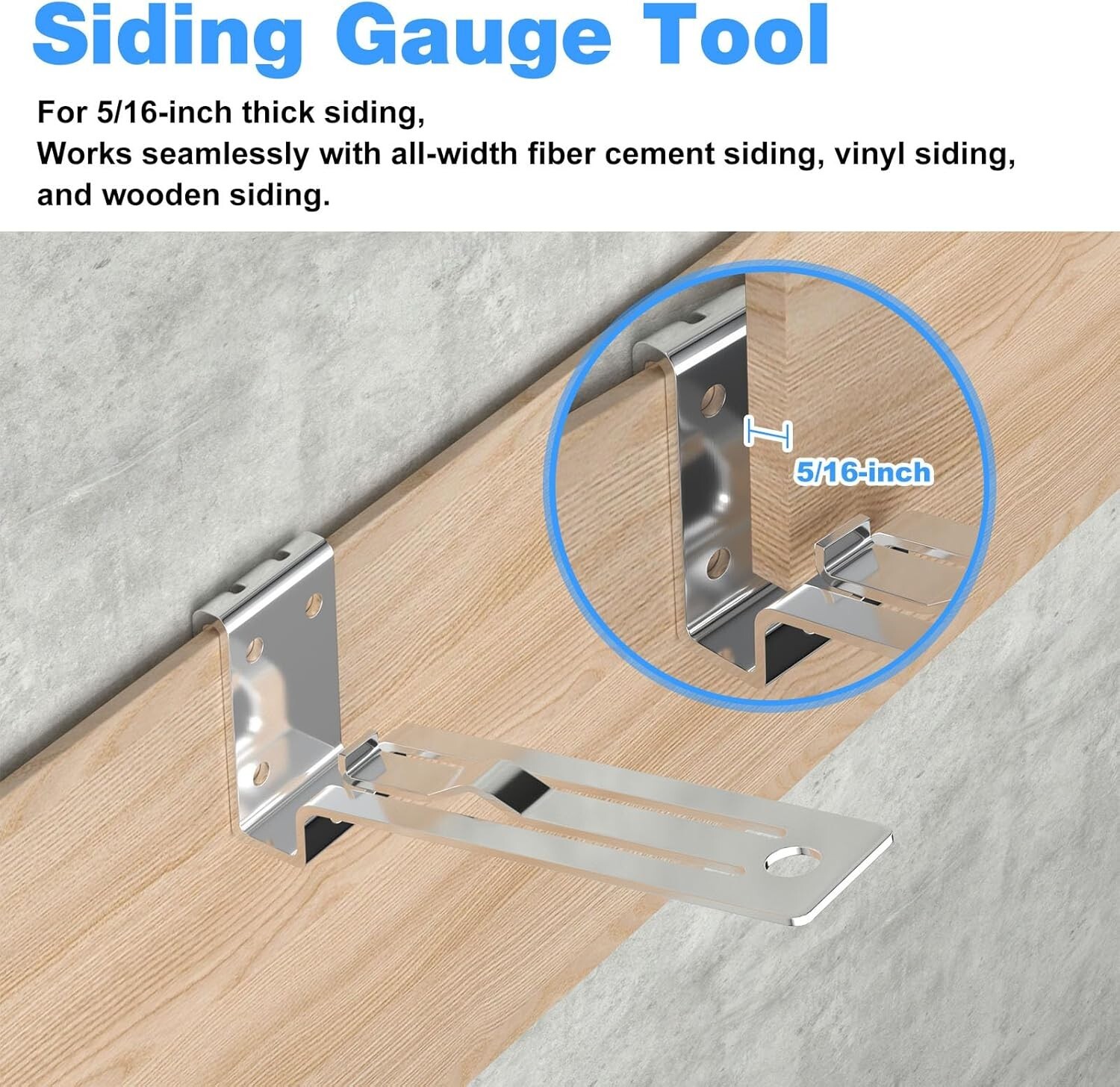 Siding Installation Tools-Lap Tool-Hardie Tools-Siding Silver