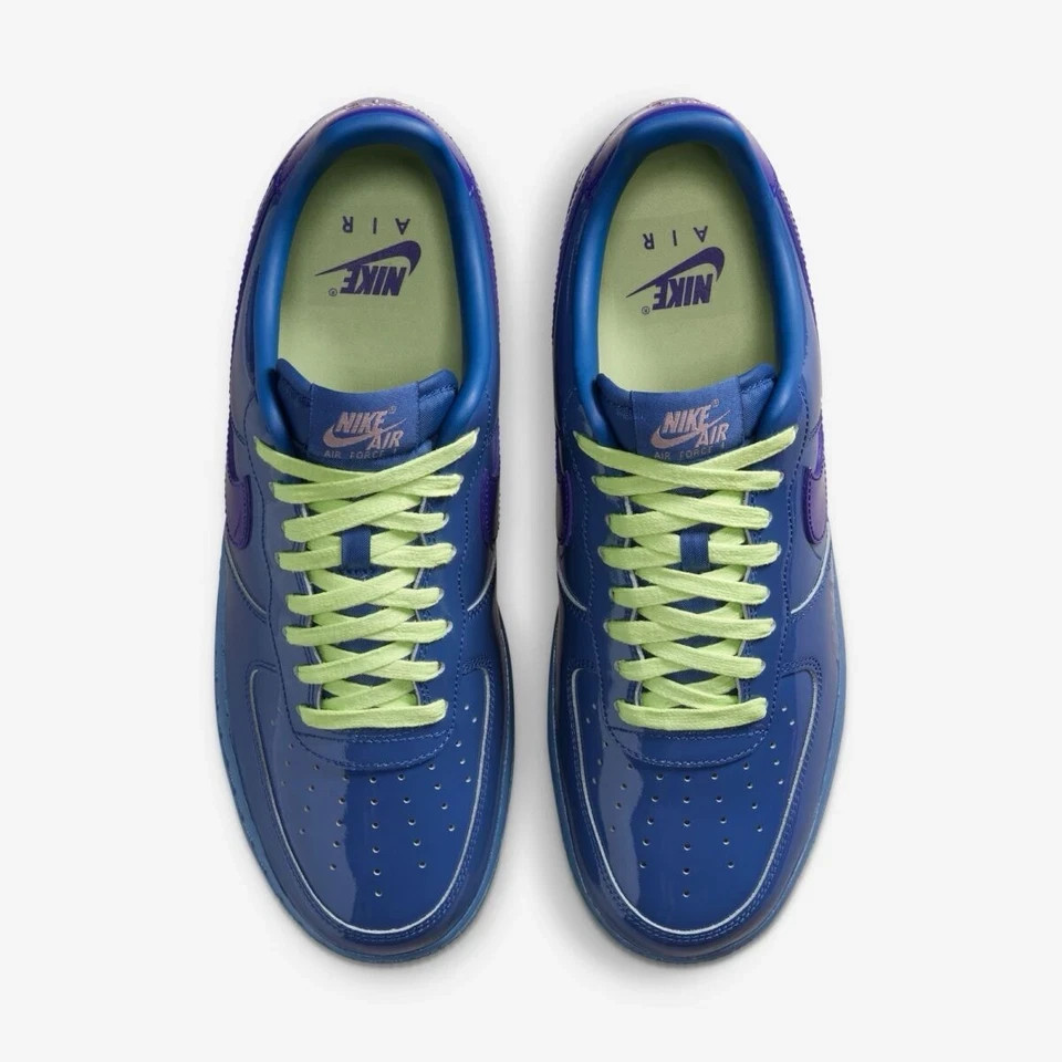 AF 1 Low Patent Leather Mystic Navy Grape Ice IO4489-400 Men's Size US 7-12