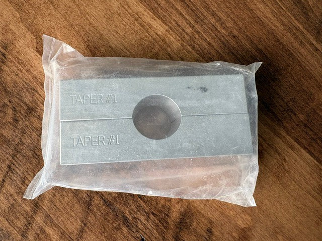 Power Custom Action Barrel Wrench Insert TAPER #1 Gunsmith TOOL
