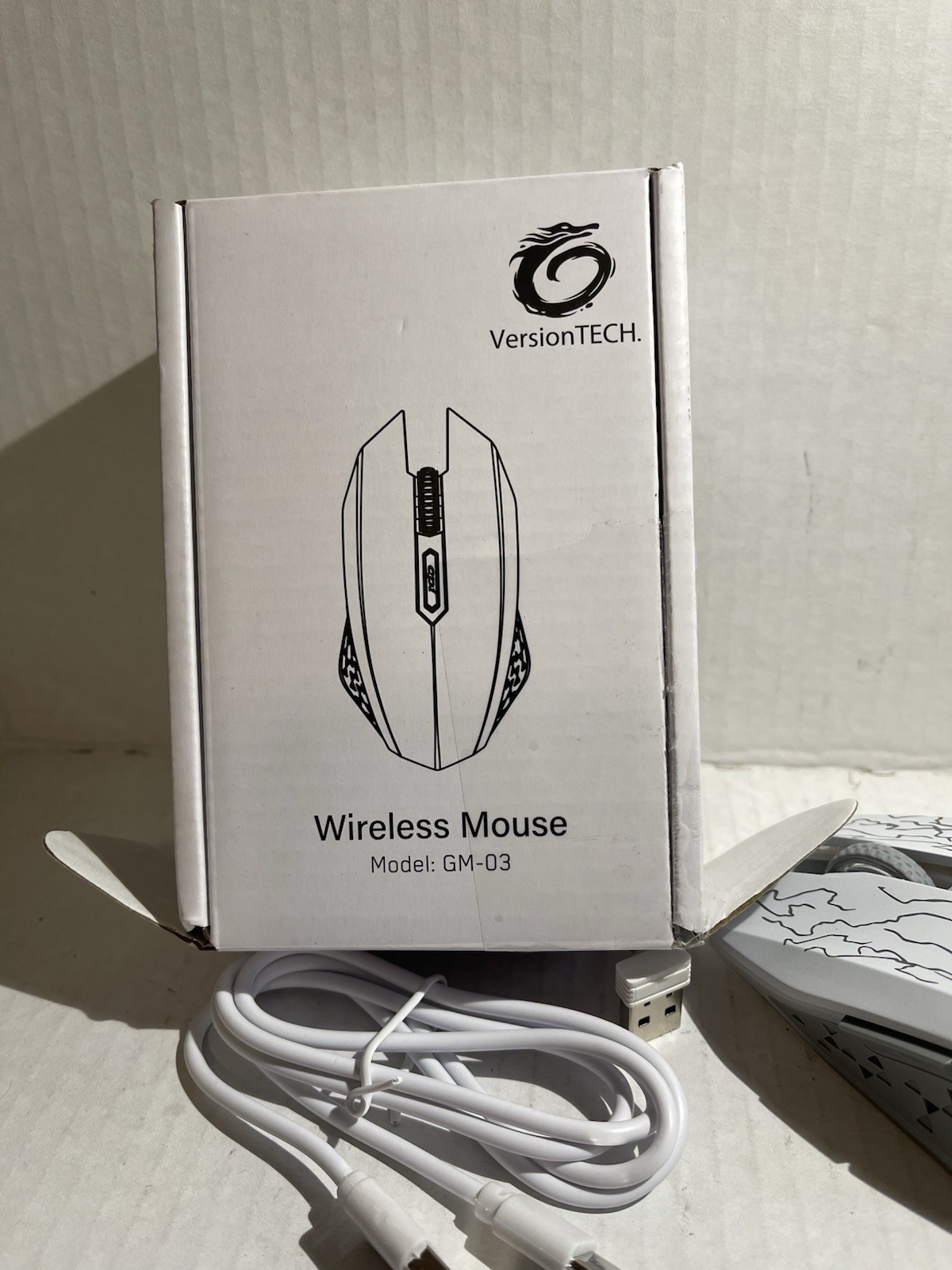 VersionTECH. Wireless Gaming Mouse, Rechargeable Computer Mouse Mice GM-03 OPEN