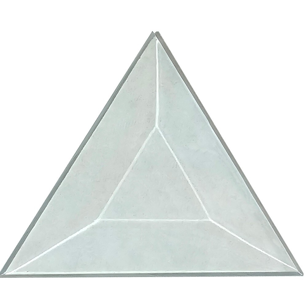 2" Clear Triangle Glass Bevel 10Pack
