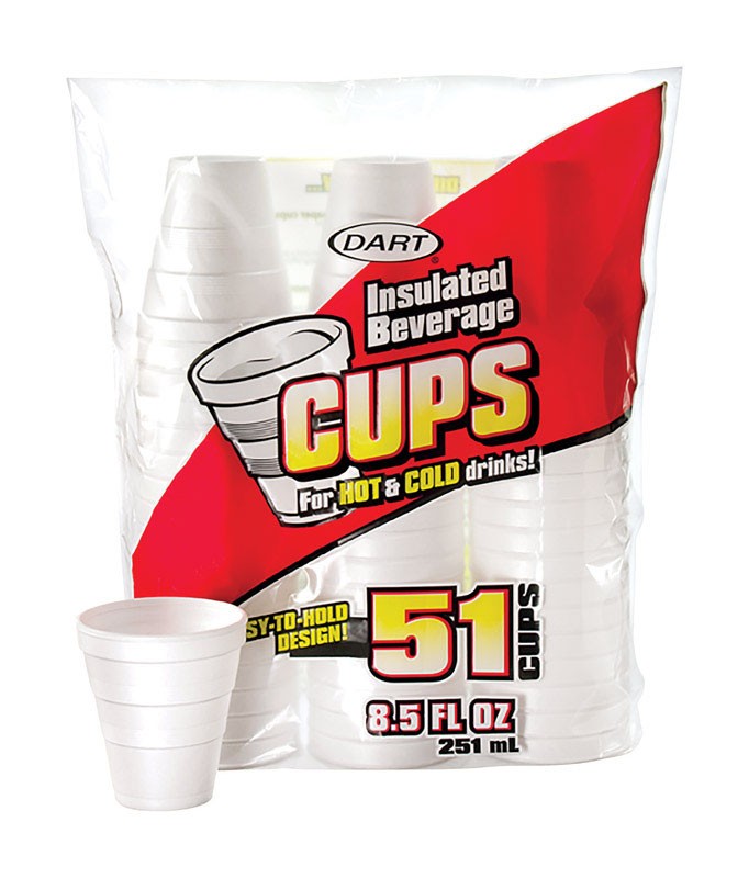 Dart 8RP51 Insulated Cup 8.5 oz. for Holds Hot & Cold Beverages (Pack of 24)