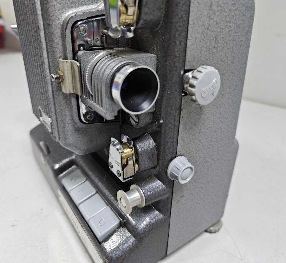 Vintage Plank Synchro 8mm Film Projector - Untested, Has Scratches and Marks