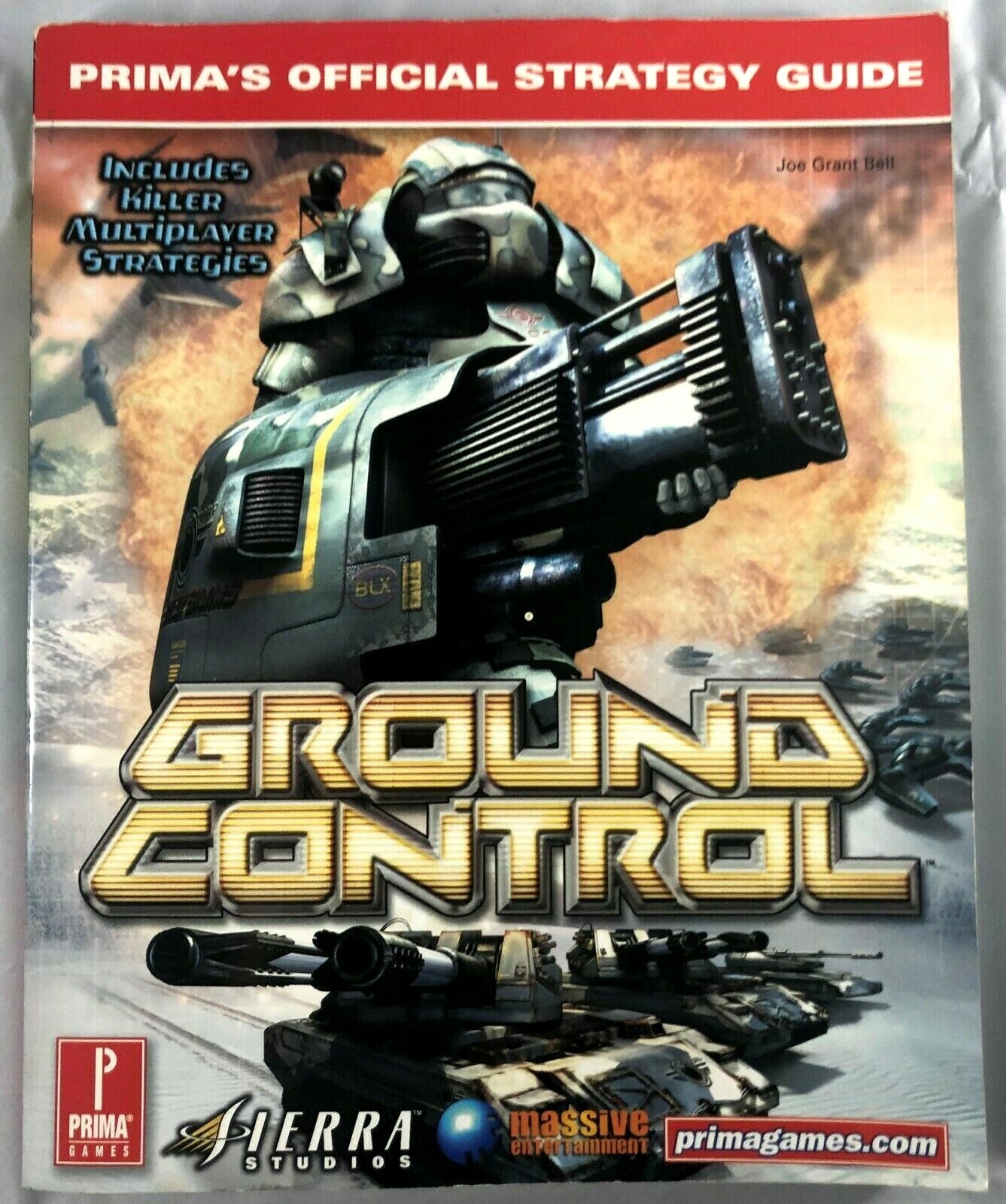 Ground Control ~ Vintage Prima Official Strategy Guide ~ Gamer Collectible