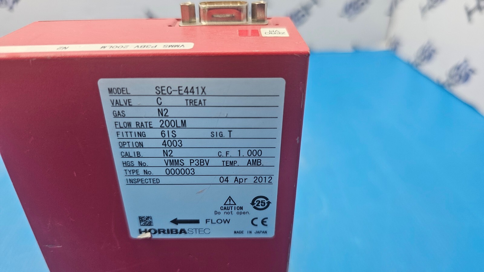 Horiba STEC SEC-E441X Mass Flow Controller 200 LM N2