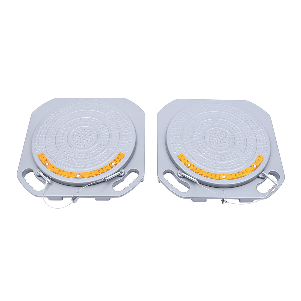1 Pair Wheel Car Truck Front End Wheel Alignment Turntable Turn Plates Tool Kit