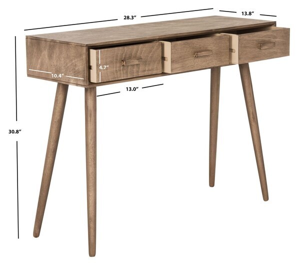 Safavieh 3 Drawer Console Table, Reduced Price 2172726887 CNS5701B