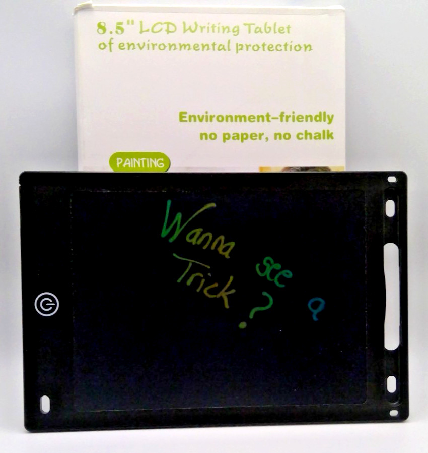 Reusable Digital Notepad – 8" LCD Writing Tablet – Portable Drawing Board – New