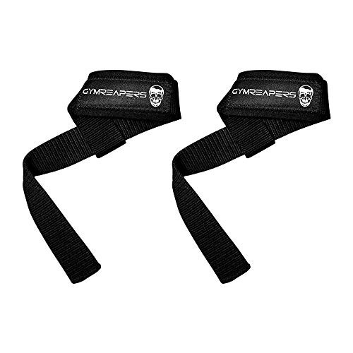 Lifting Wrist Straps for Weightlifting, Bodybuilding, Powerlifting, Black