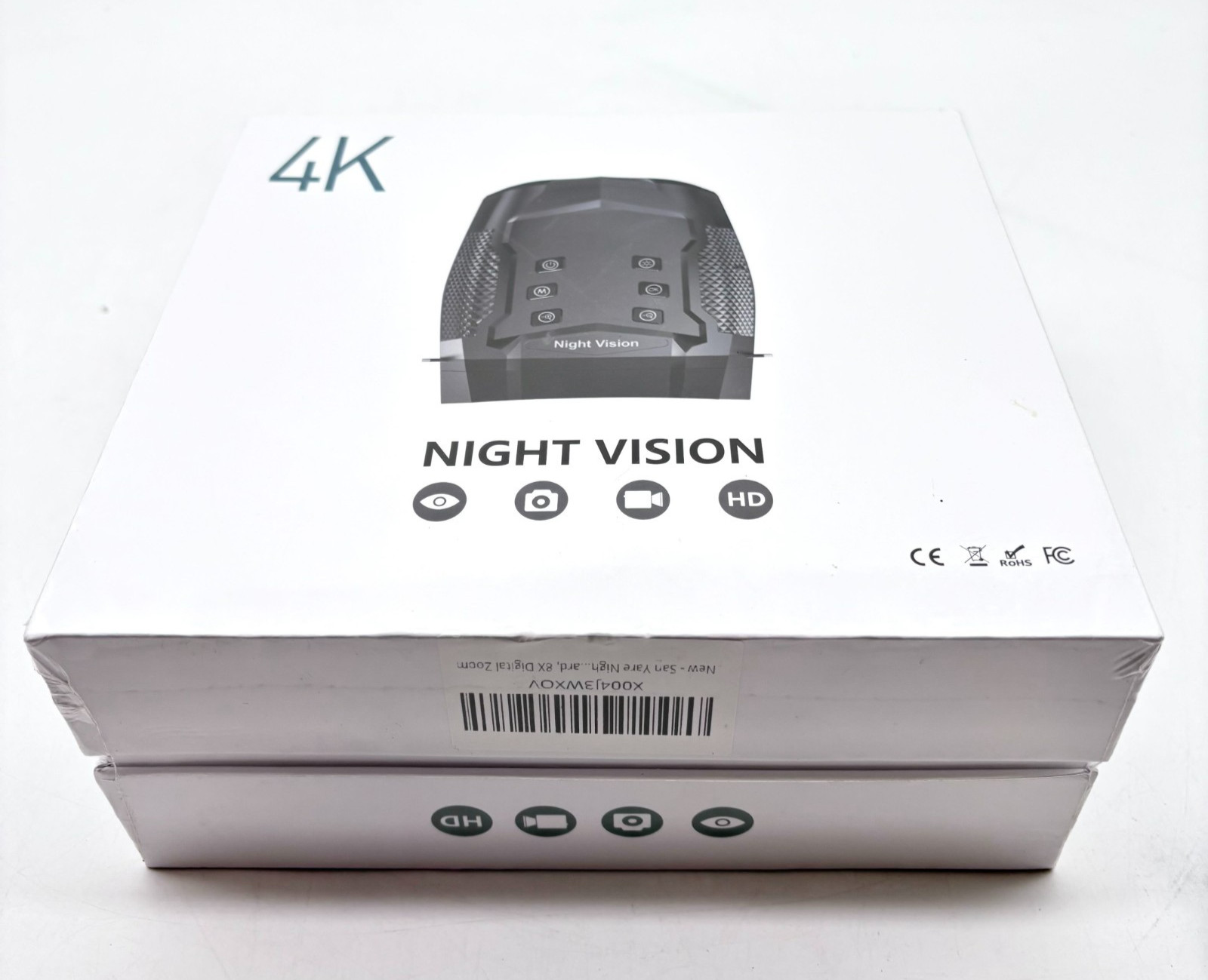 NEW 4K HD Night Vision 8x Digital Zoom San Yare Binoculars - Black
