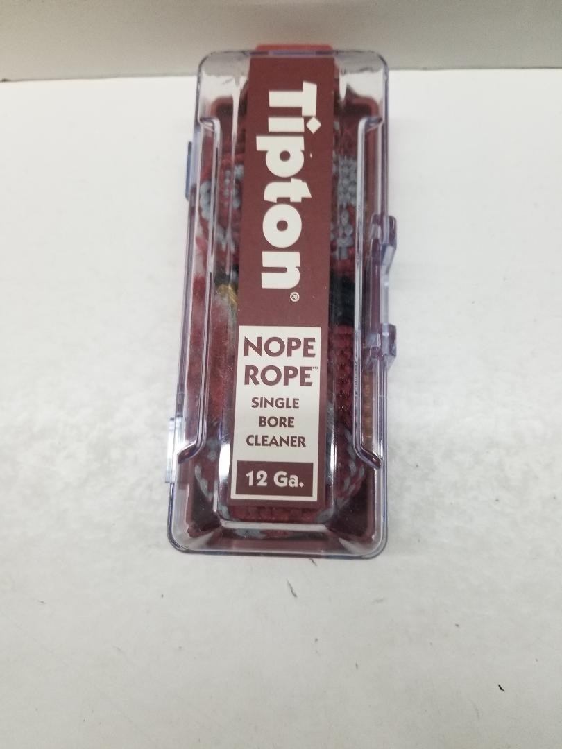 TIPTON NOPE ROPE 12 GA. SINGLE BORE CLEANER NEW