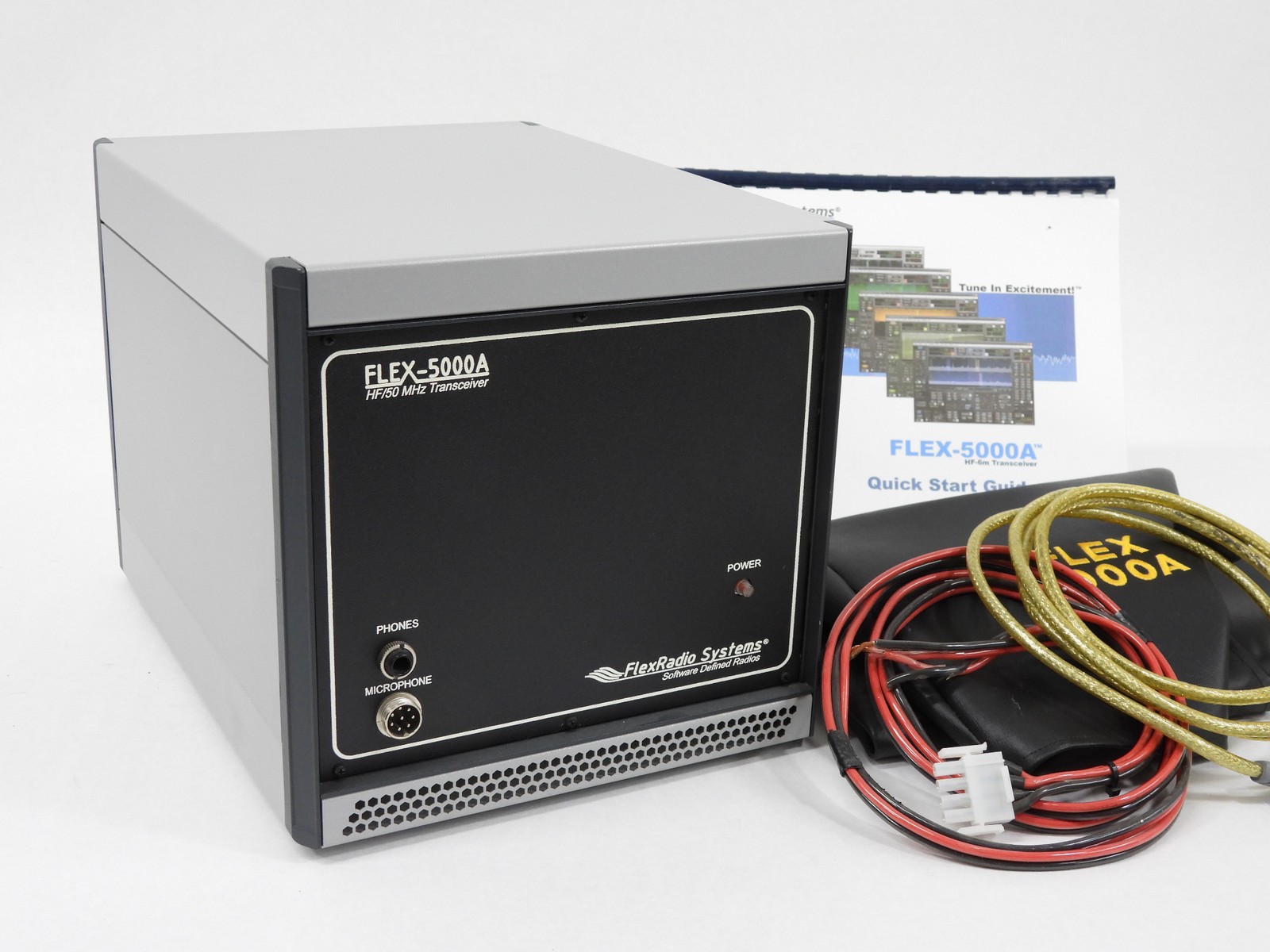 Flex Radio 5000A Ham Radio HF SDR Transceiver w/ ATU + Dust Cover (excellent)