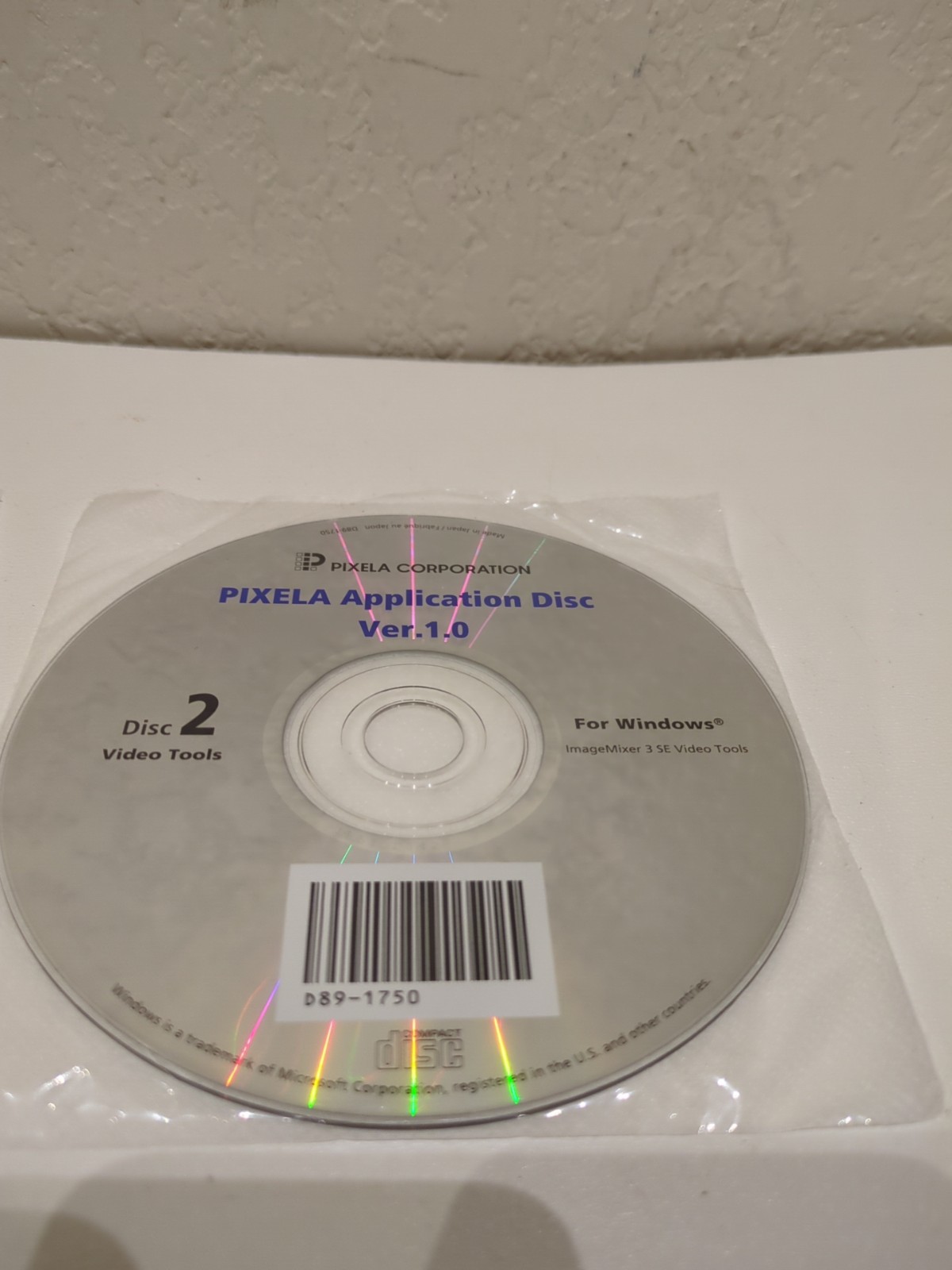 Pixela Application Disc Ver. 1.0 - Disc 1, 2 Video Tools - For Windows