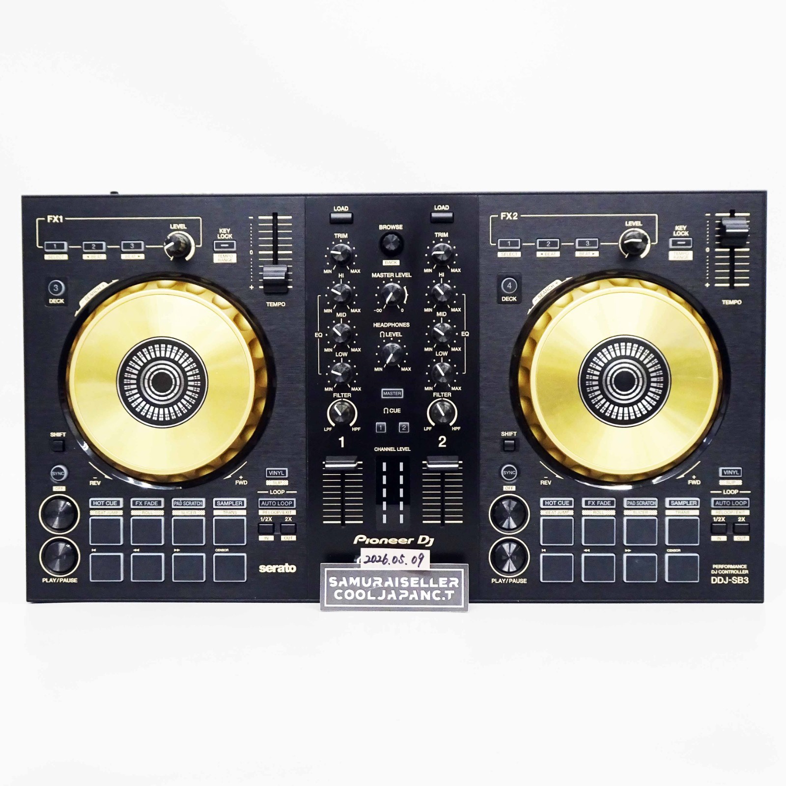 Pioneer DDJ-SB3  DJ Controller Gold 2021 Limited DDJSB3N DDJ-SB3-N Japan Used