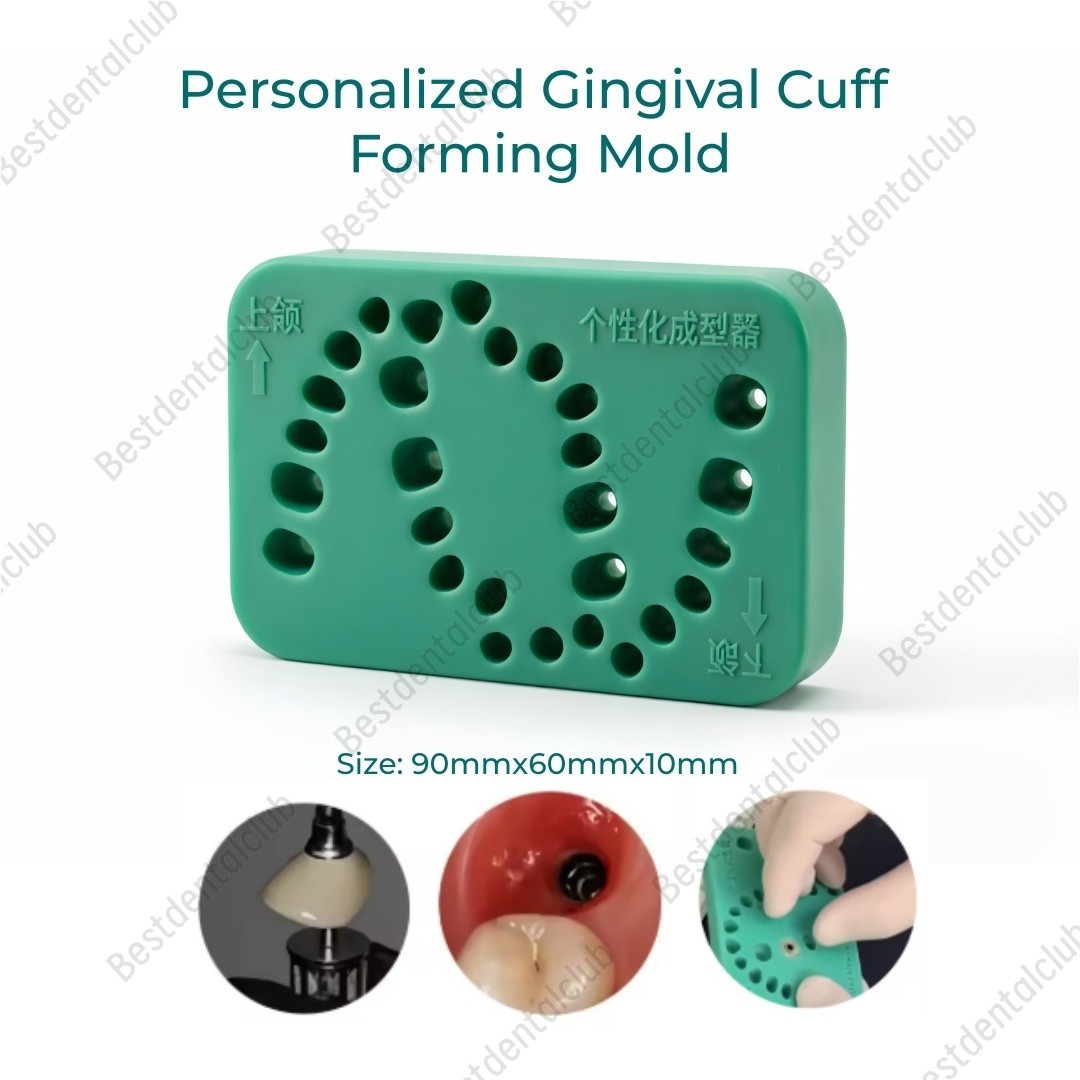 Dental Gingival Cuff Forming Mold Personalized Silicone Formation Study Tool
