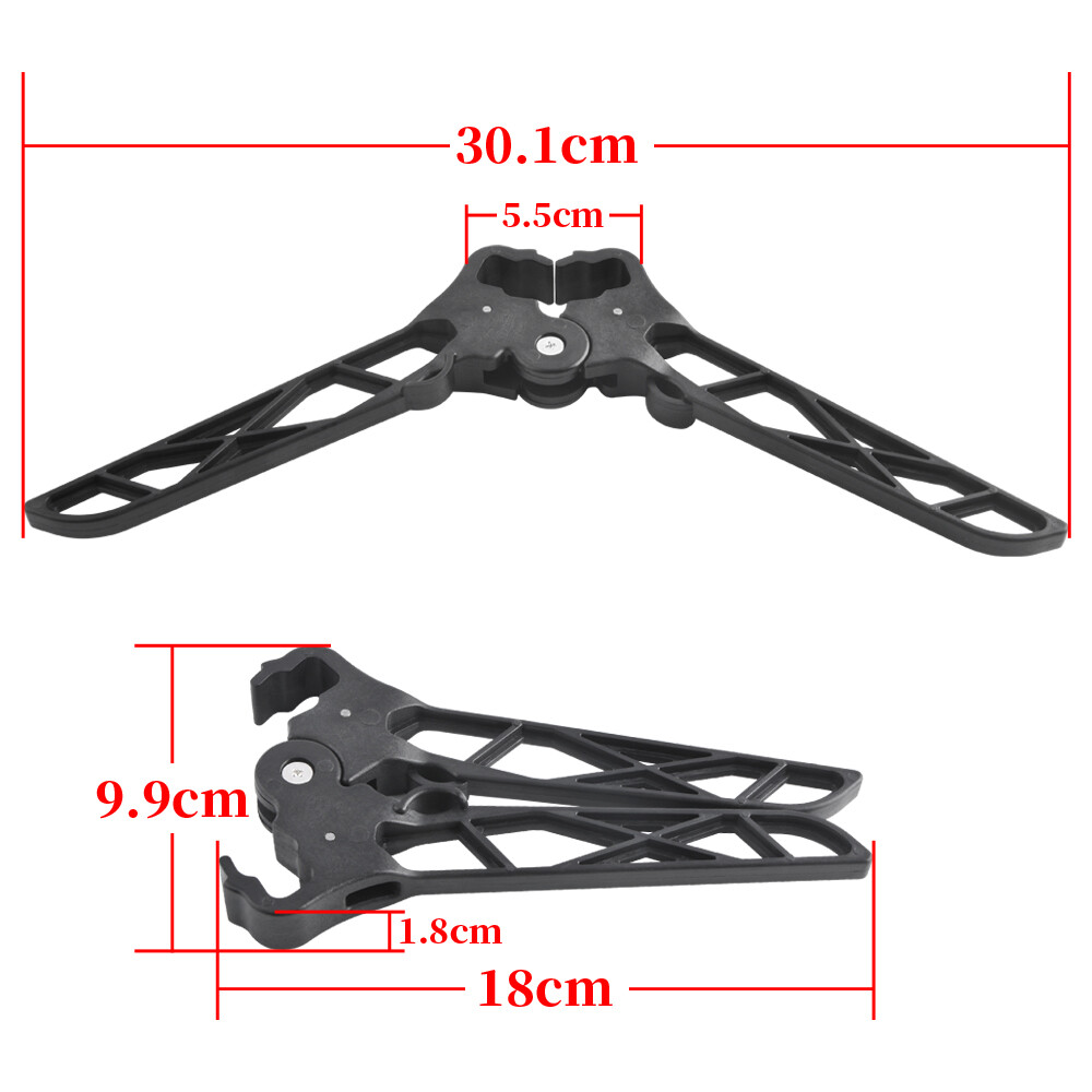 Archery Compound Bow Stand Holder Kick Rack Legs Bracket Bow Support Shooting