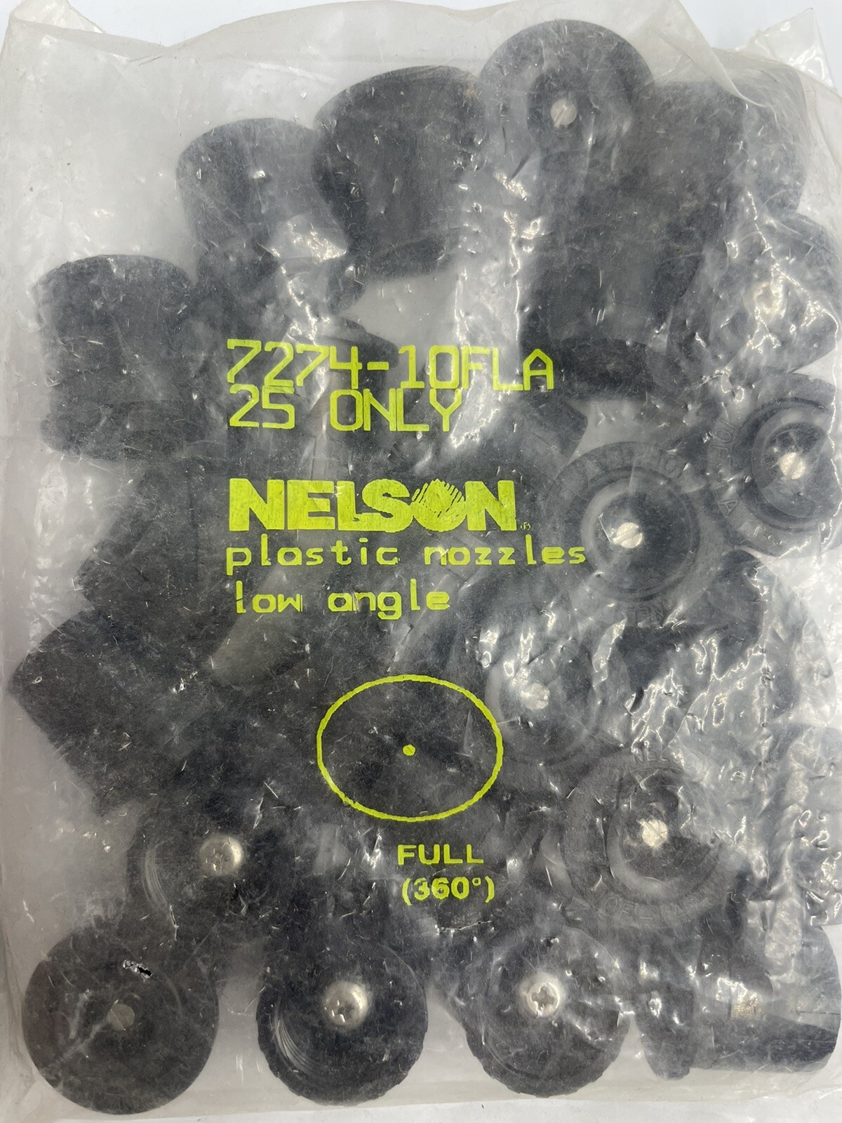 Pack of 25 - Nelson 7274-10FLA Nozzle - NOS