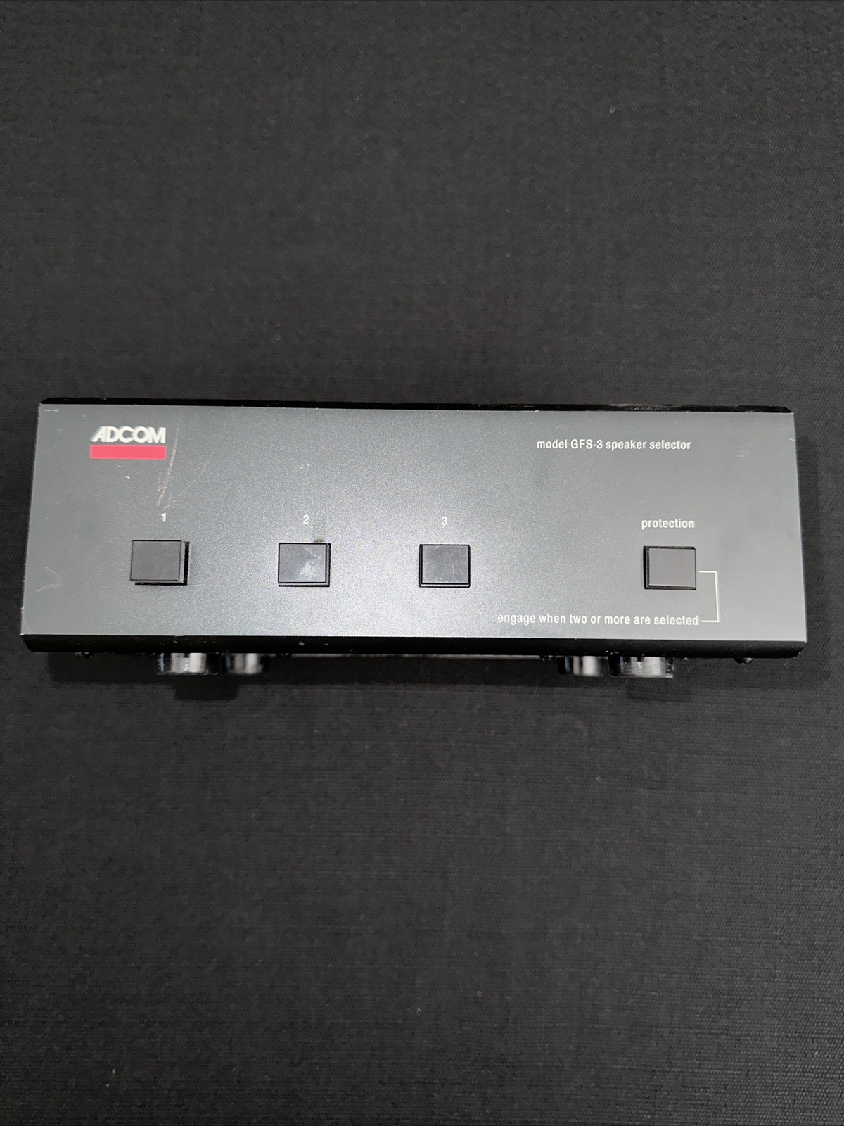 ADCOM GFS-3 SPEAKER SELECTOR SWITCH UNTESTED SOLD AD IS
