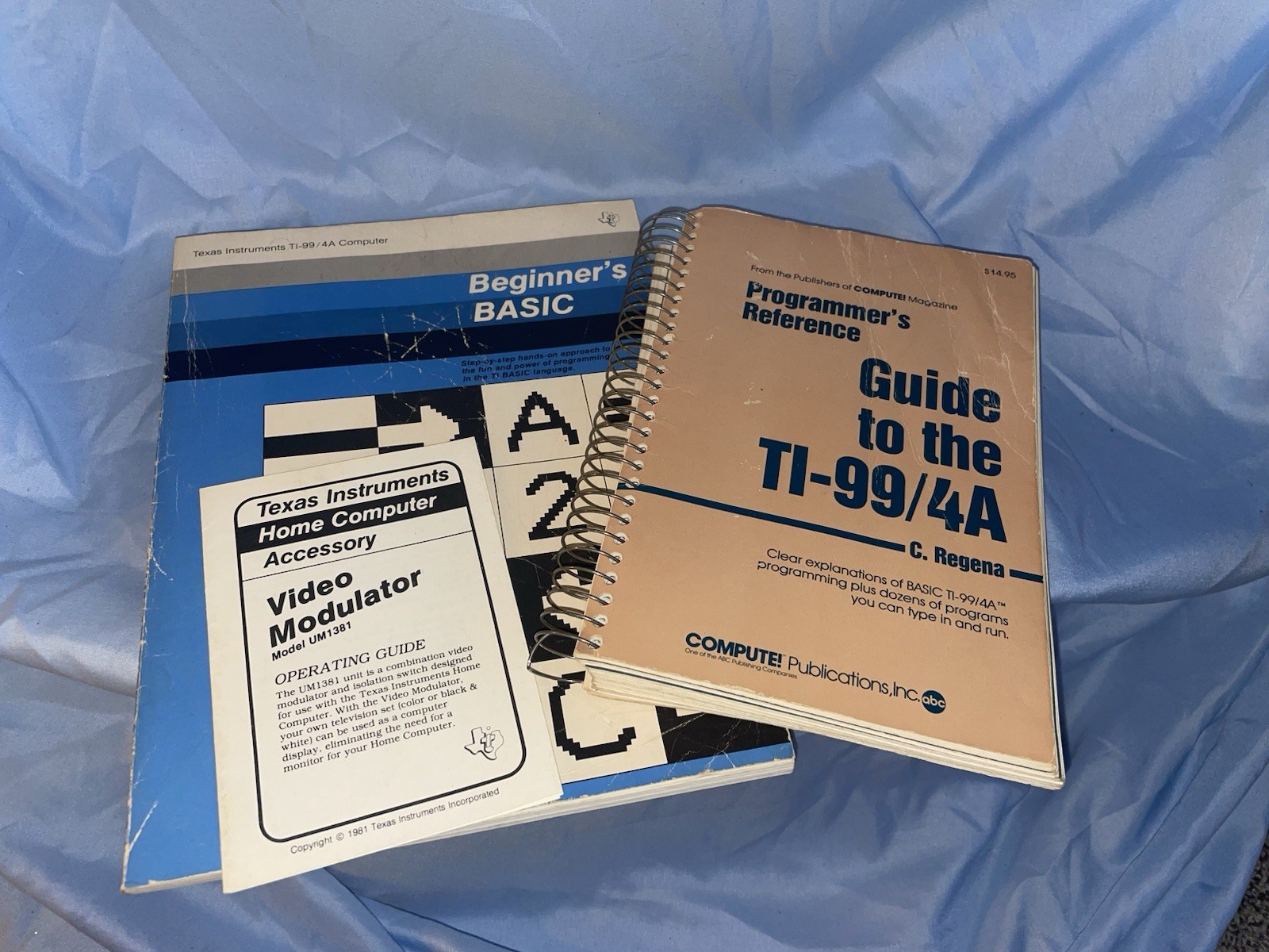 Texas Instruments TI-99/4A Computer Bundle w/ Extended BASIC, Software & Manuals