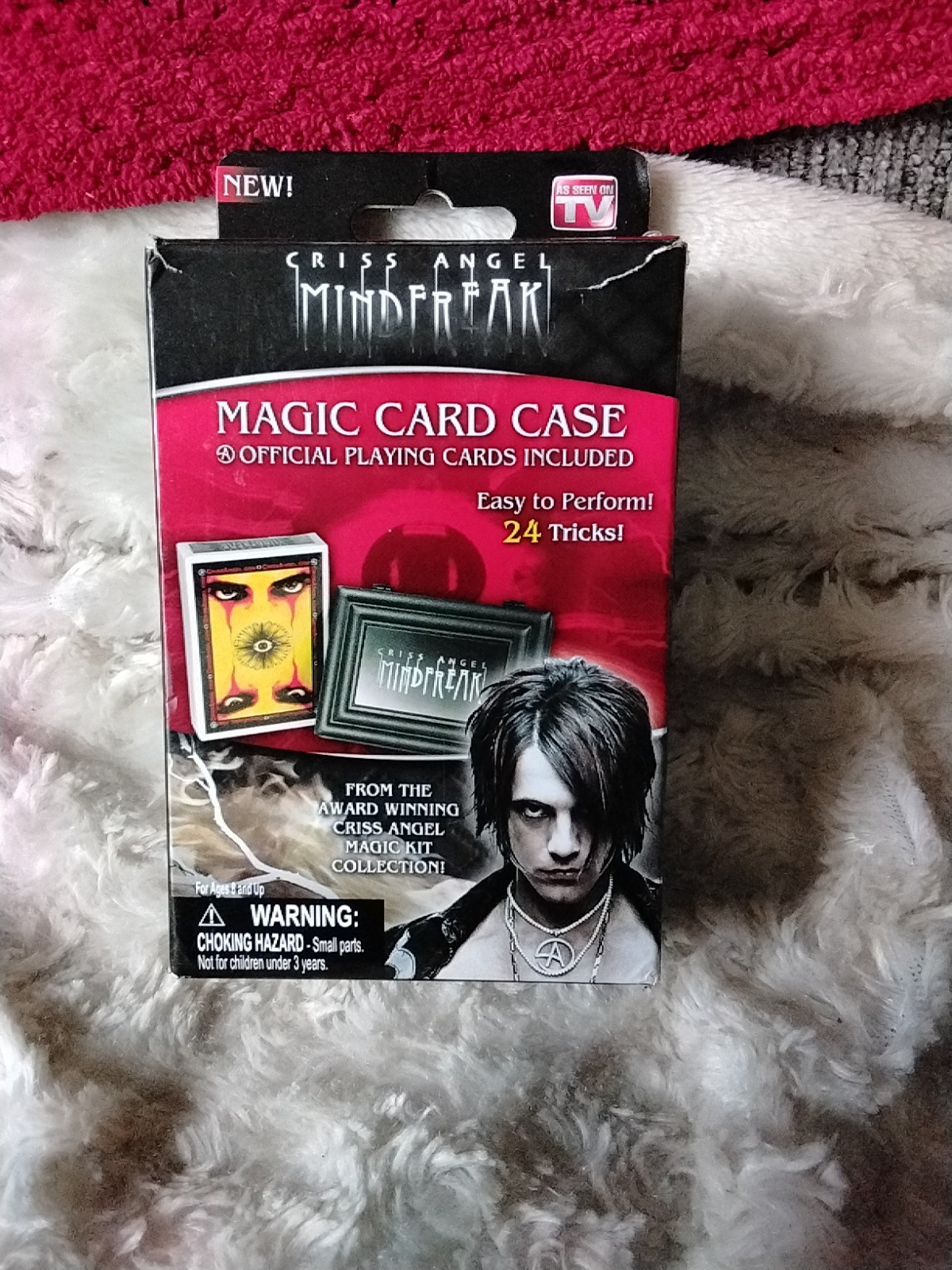 2010 TV MindFreak Cris Angel Magic Card Case Official Cards 24 TRICKS