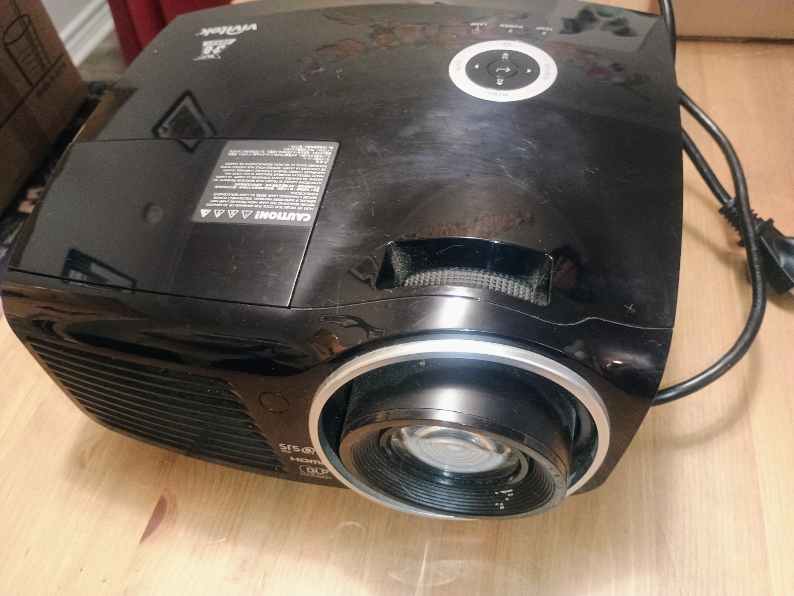 Vivitek DLP Desktop Projector Black HDMI VGA USB S-Video Composite