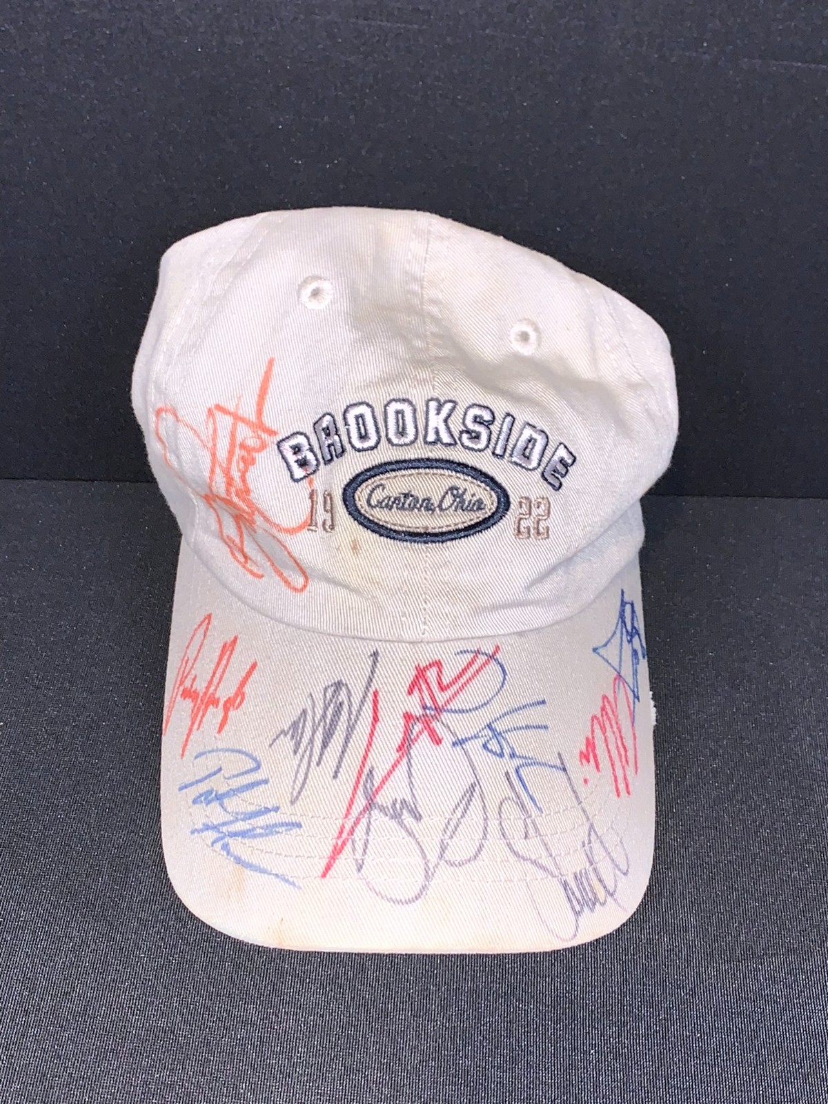 Multi Signed Baseball Cap Brooksider Centra Ohio Hat Autographed Team Signed Cap
