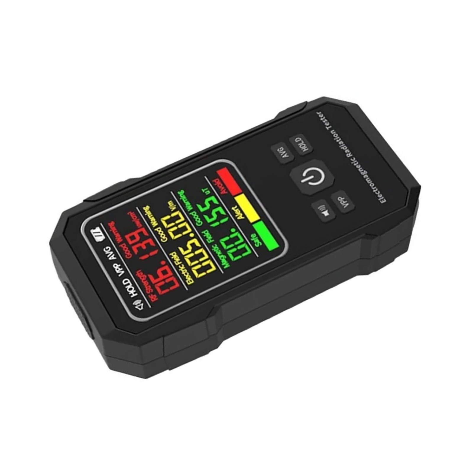 Digital Electromagnetic Radiation Detector EMF Meter with Lock Screen Function