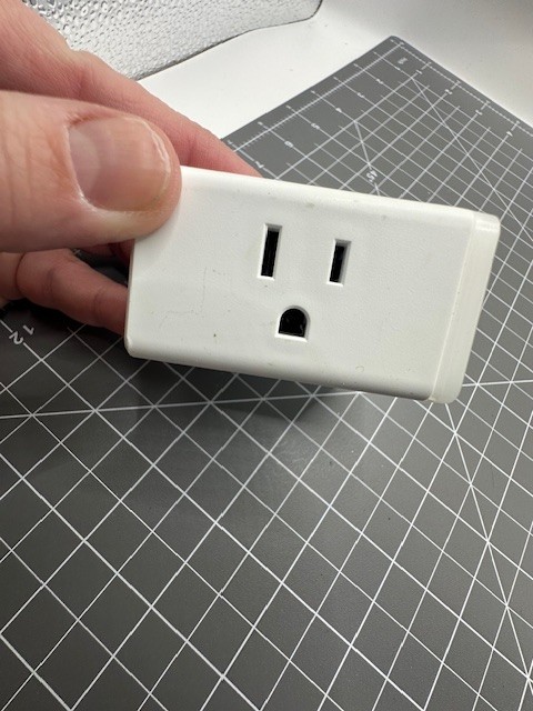 Kasa Smart Plug Mini HS105, Wi-Fi Outlet for Alexa/Google Home, White