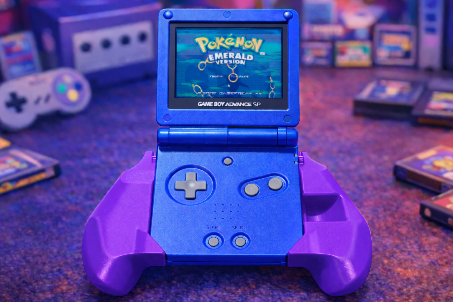 Ergonomic Grip for GameBoy Advance SP – Better Control & Comfort