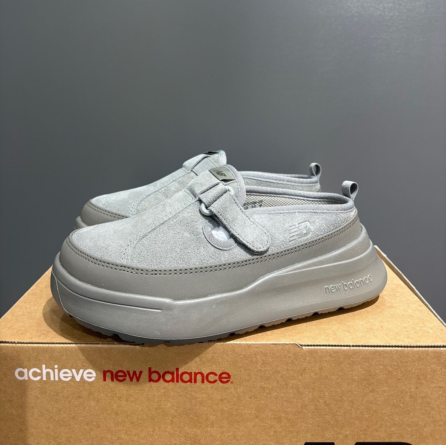 New Balance NB Rover Men Womens Suede Mule Clogs Grey SD2510GR